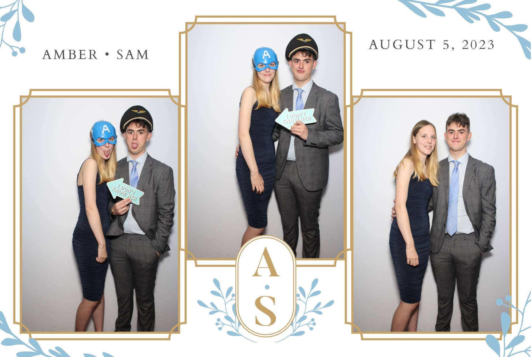 Amber & Sam's Wedding  | View more photos from the event at gallery.myphotoboothexperience.co.uk/u/MyPhotoBoothExperienceLtd/Amber-Sams-Wedding