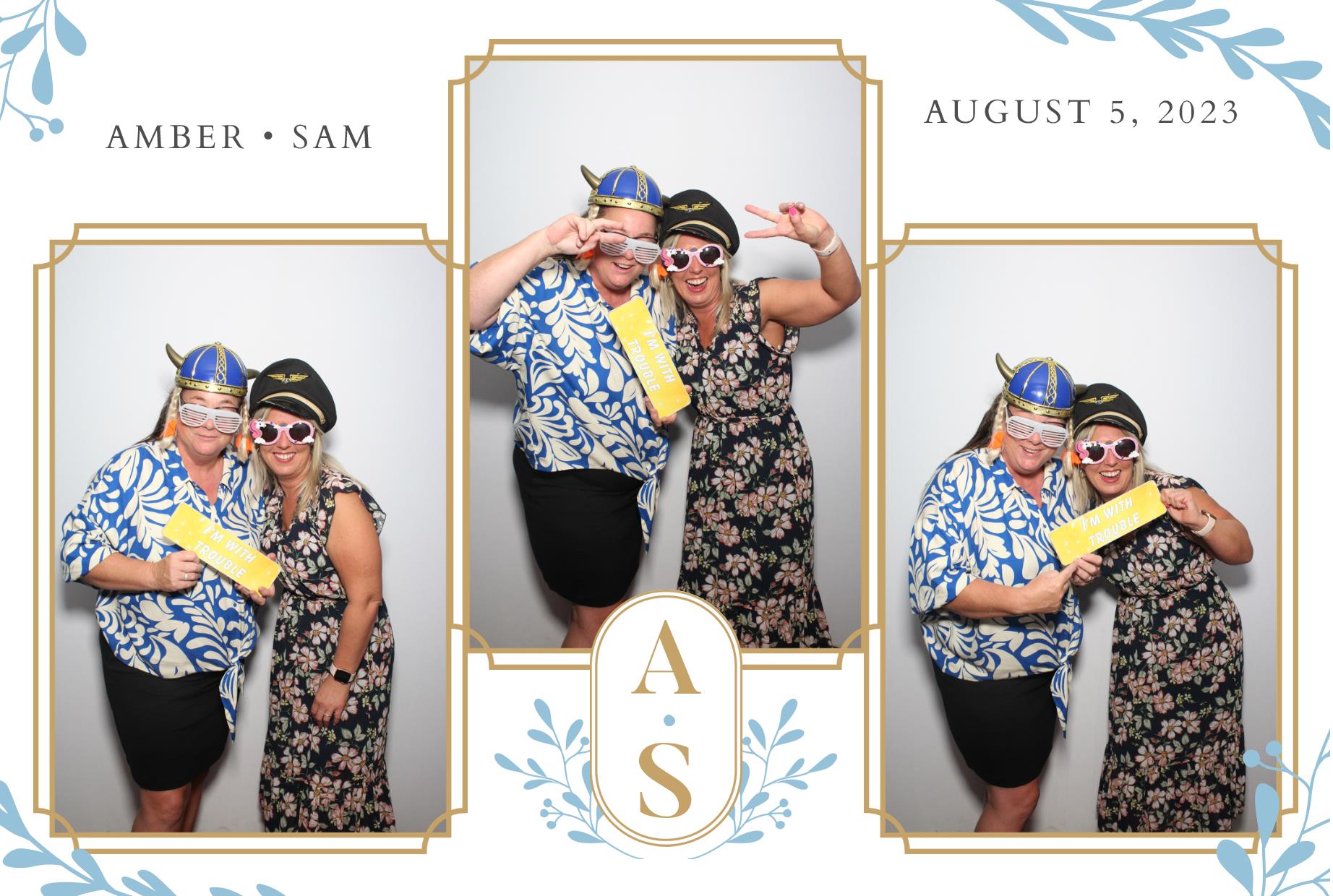Amber & Sam's Wedding  | View more photos from the event at gallery.myphotoboothexperience.co.uk/u/MyPhotoBoothExperienceLtd/Amber-Sams-Wedding