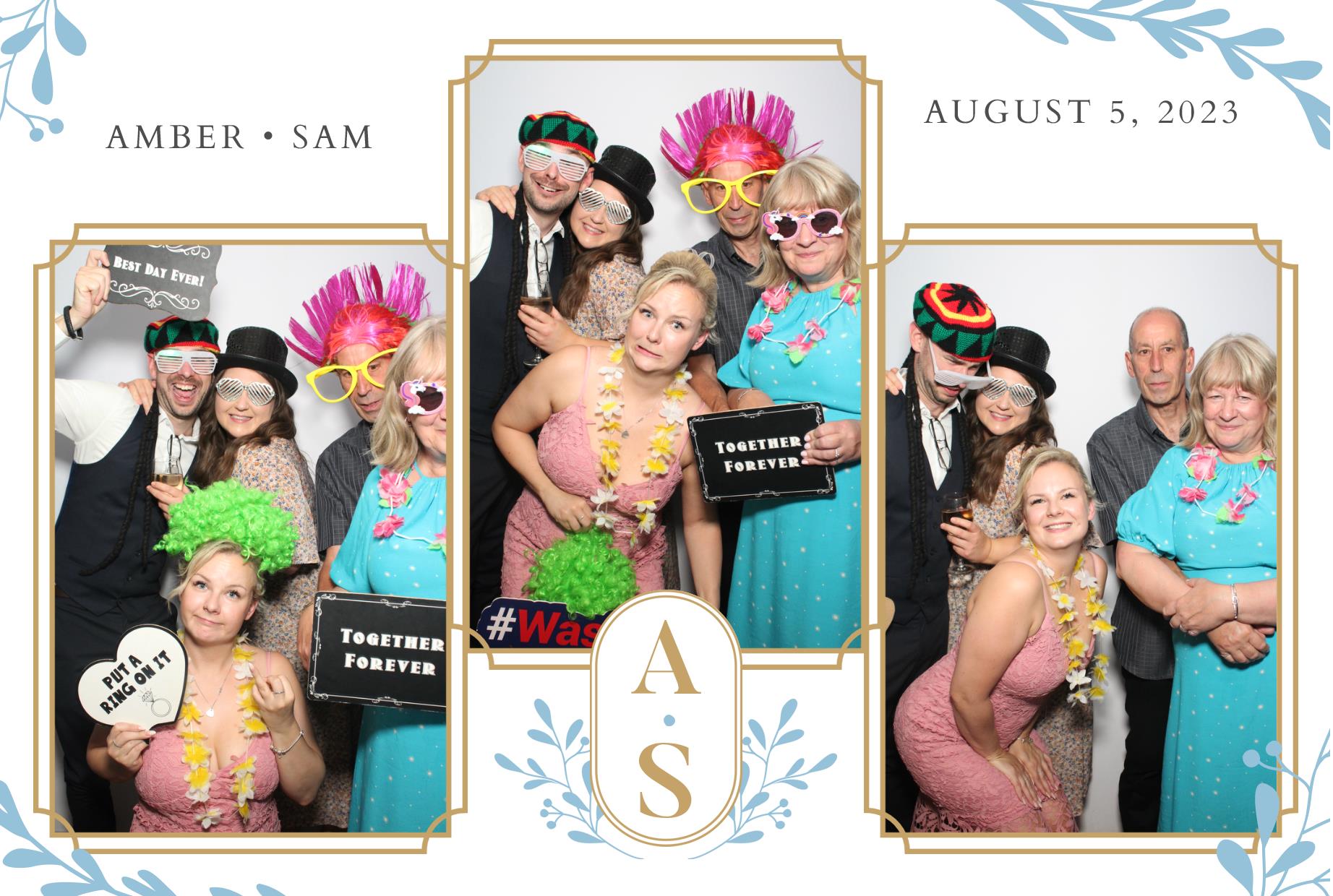 Amber & Sam's Wedding  | View more photos from the event at gallery.myphotoboothexperience.co.uk/u/MyPhotoBoothExperienceLtd/Amber-Sams-Wedding