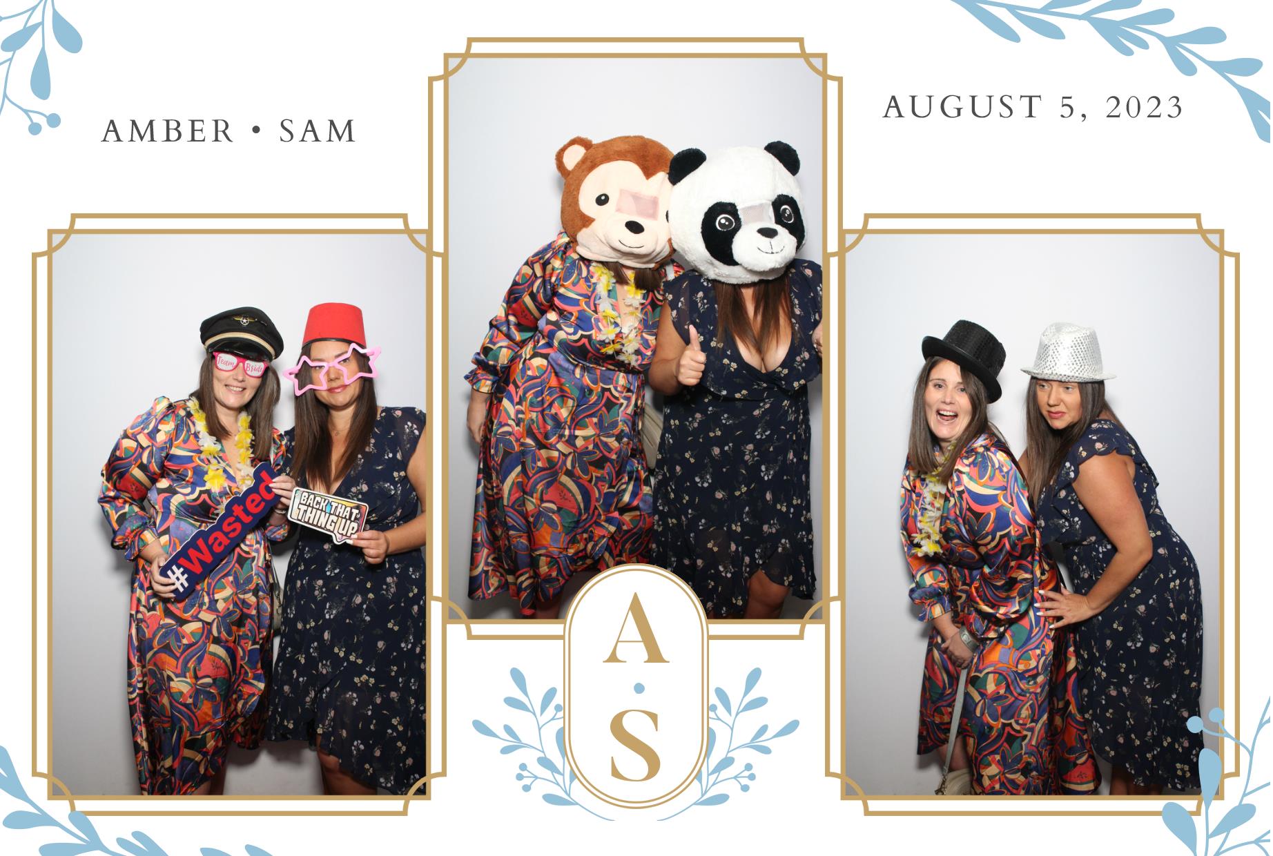 Amber & Sam's Wedding  | View more photos from the event at gallery.myphotoboothexperience.co.uk/u/MyPhotoBoothExperienceLtd/Amber-Sams-Wedding