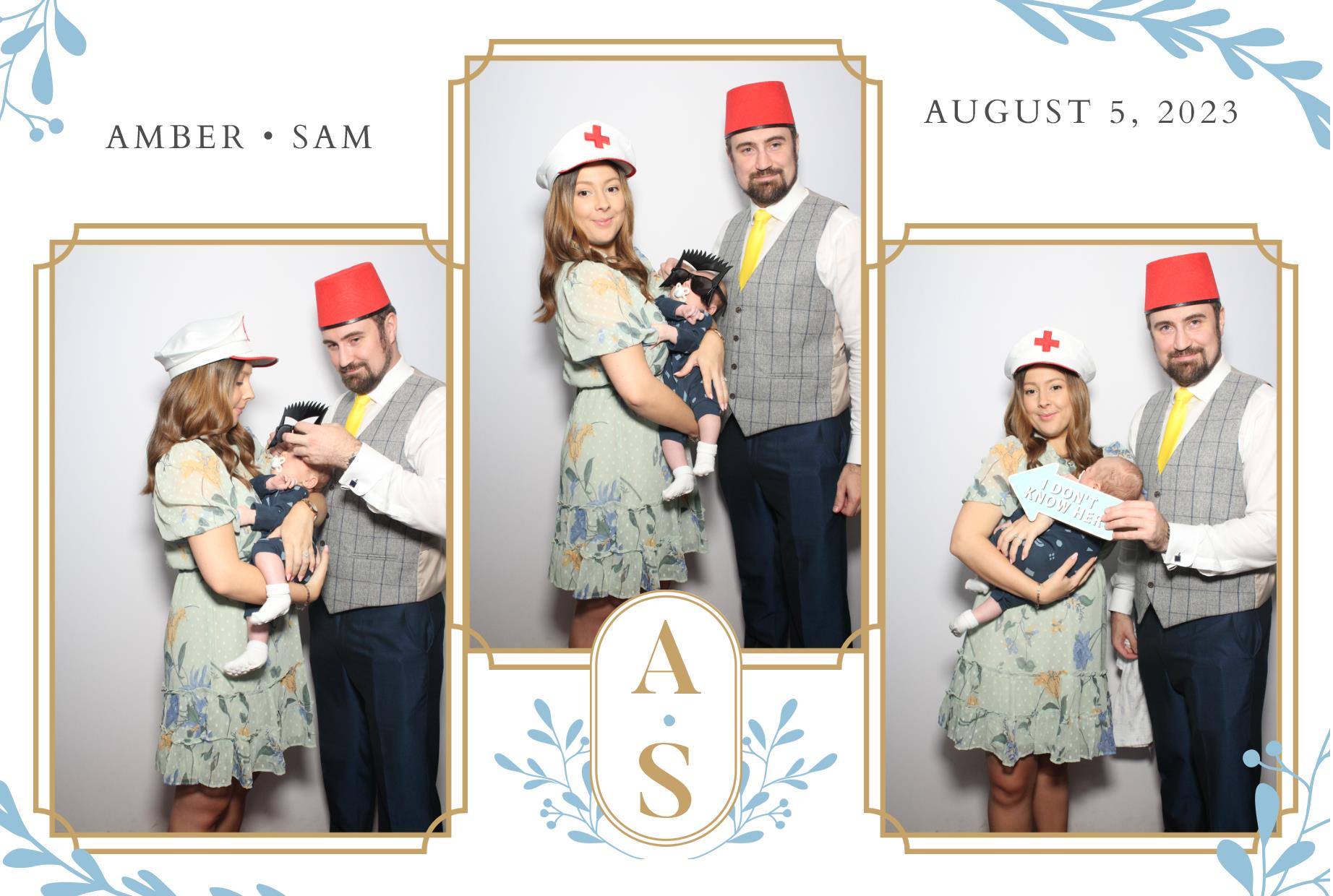 Amber & Sam's Wedding  | View more photos from the event at gallery.myphotoboothexperience.co.uk/u/MyPhotoBoothExperienceLtd/Amber-Sams-Wedding