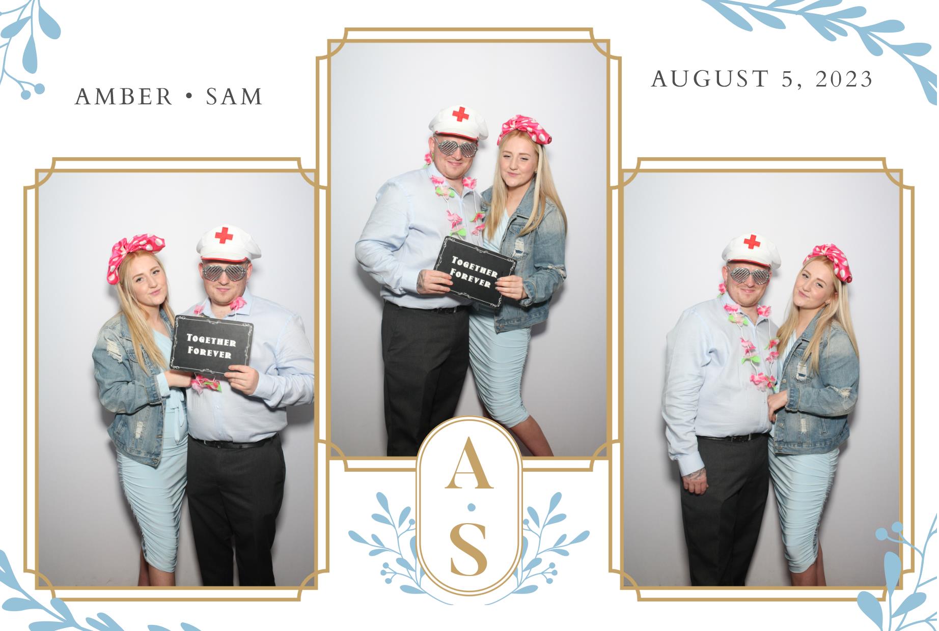 Amber & Sam's Wedding  | View more photos from the event at gallery.myphotoboothexperience.co.uk/u/MyPhotoBoothExperienceLtd/Amber-Sams-Wedding