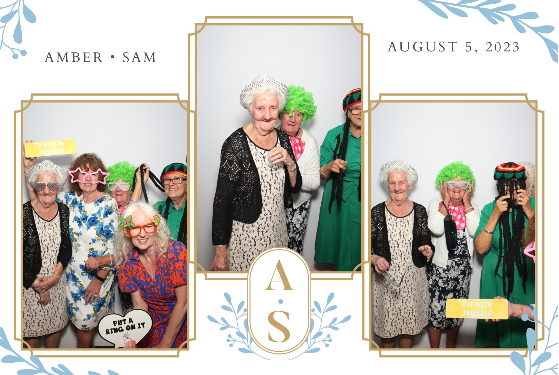 Amber & Sam's Wedding  | View more photos from the event at gallery.myphotoboothexperience.co.uk/u/MyPhotoBoothExperienceLtd/Amber-Sams-Wedding