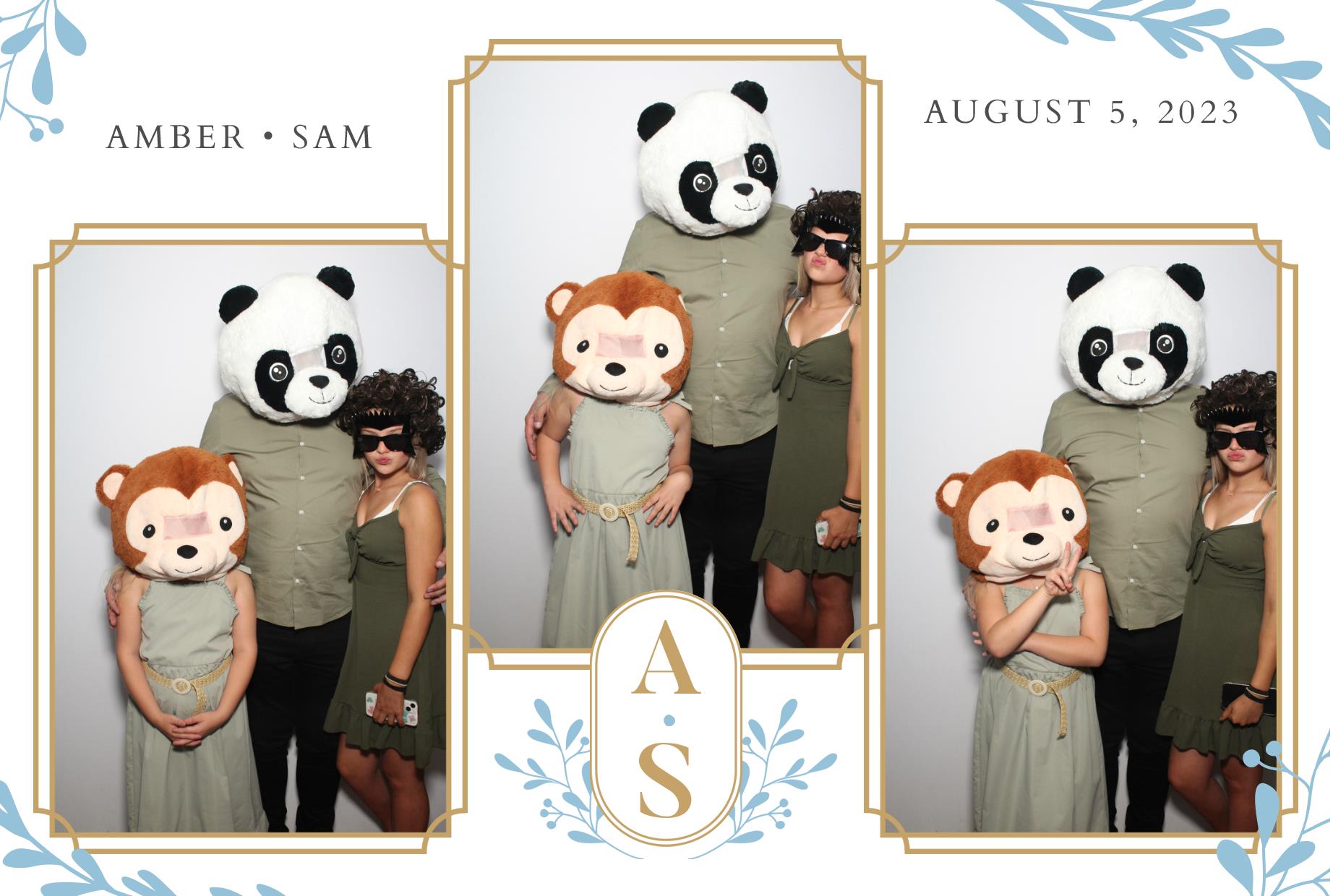 Amber & Sam's Wedding  | View more photos from the event at gallery.myphotoboothexperience.co.uk/u/MyPhotoBoothExperienceLtd/Amber-Sams-Wedding