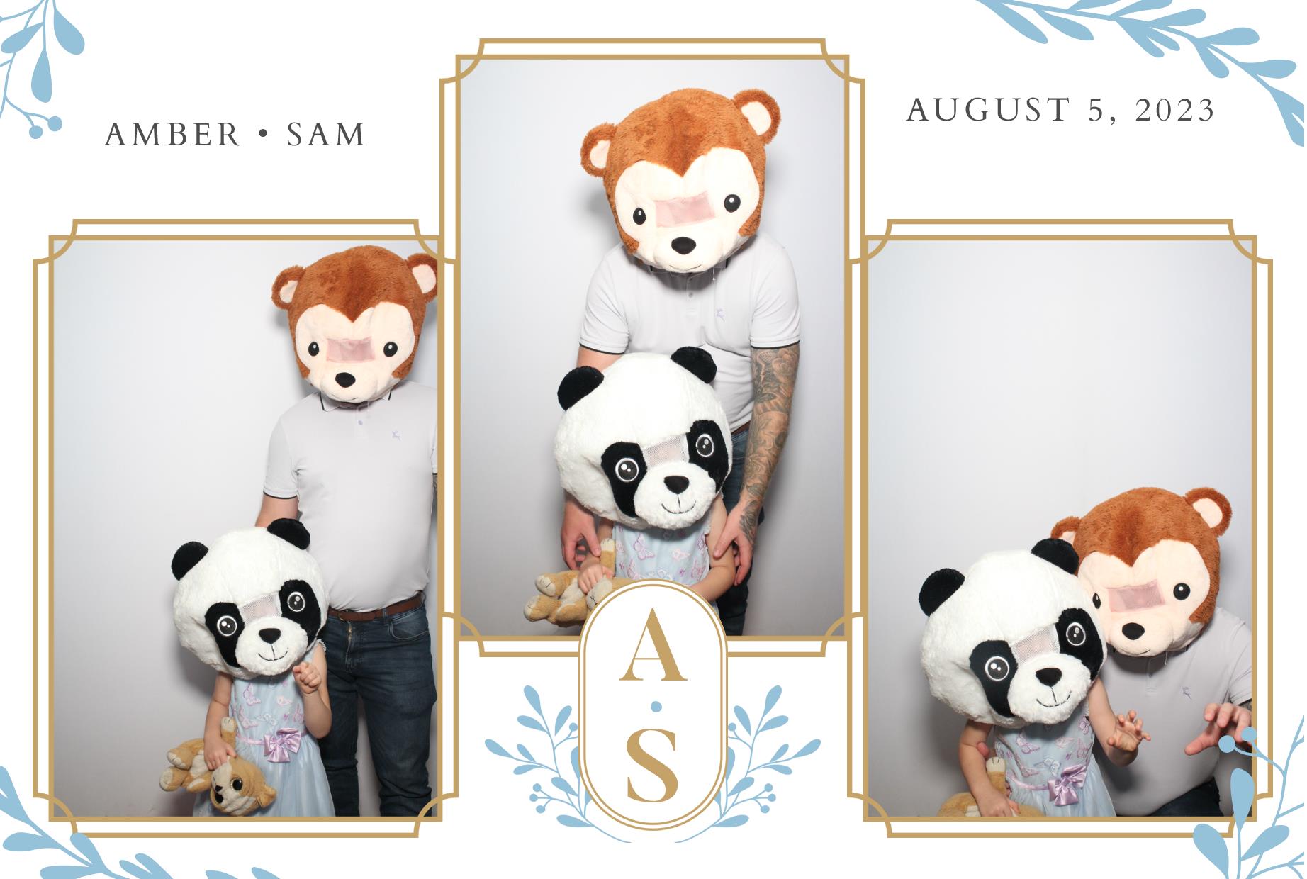 Amber & Sam's Wedding  | View more photos from the event at gallery.myphotoboothexperience.co.uk/u/MyPhotoBoothExperienceLtd/Amber-Sams-Wedding