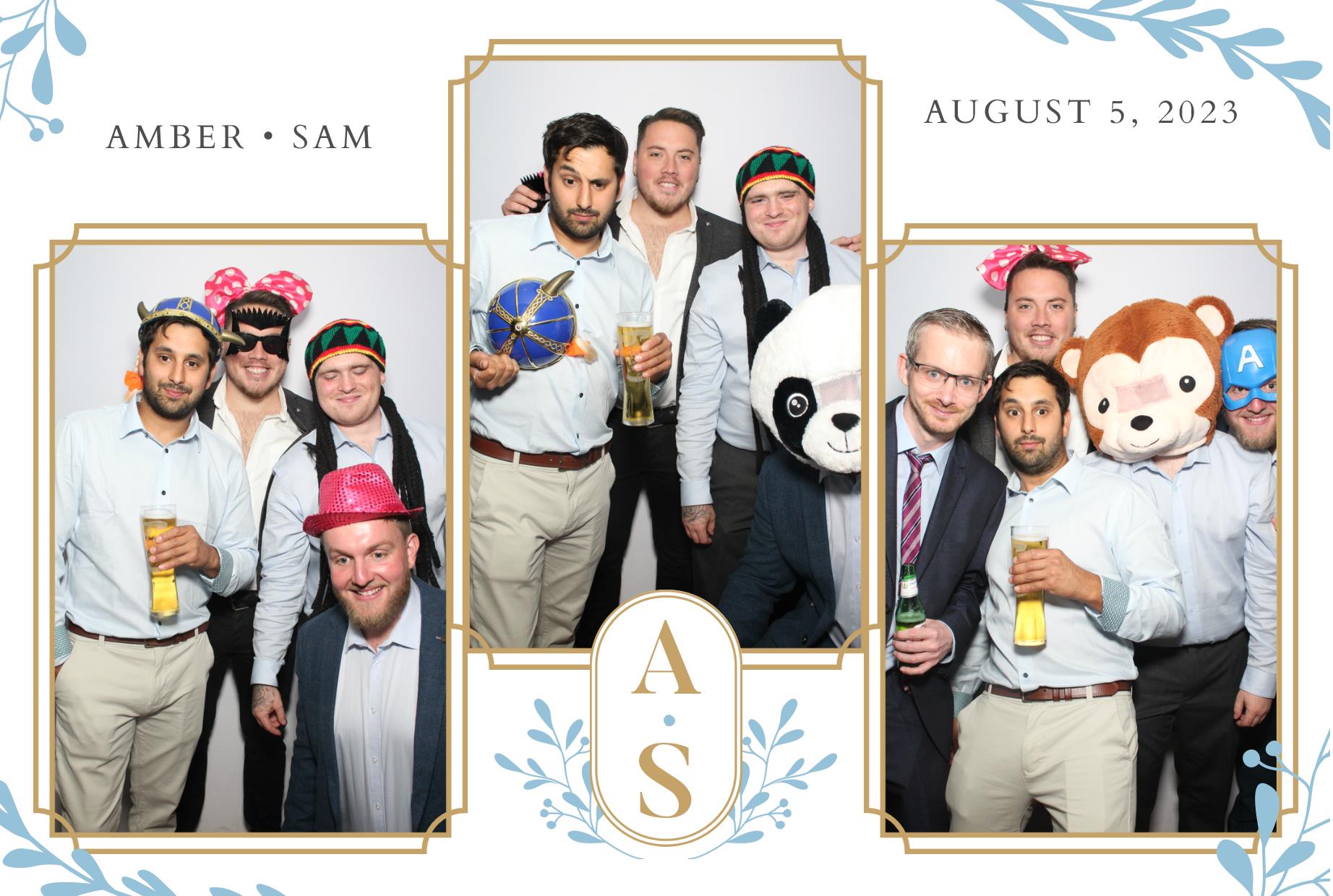 Amber & Sam's Wedding  | View more photos from the event at gallery.myphotoboothexperience.co.uk/u/MyPhotoBoothExperienceLtd/Amber-Sams-Wedding