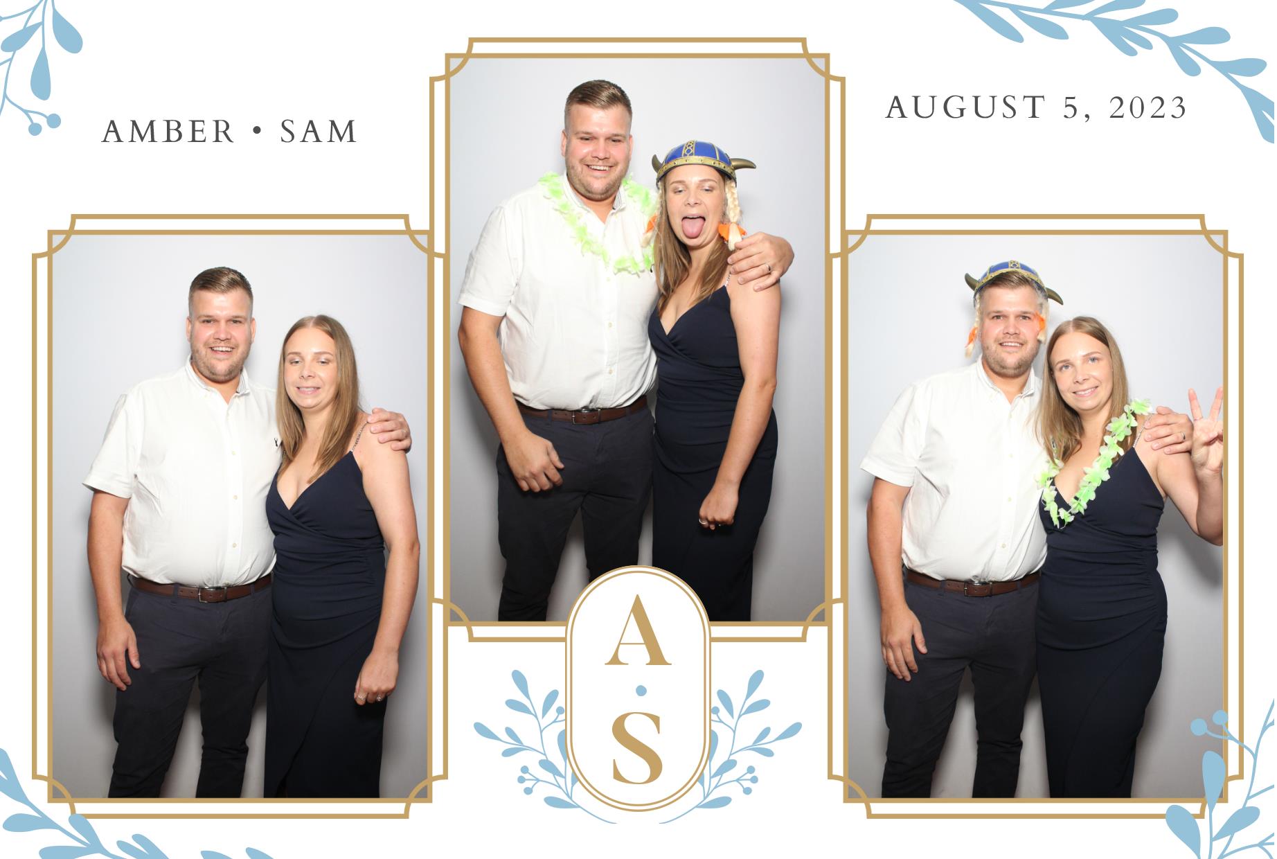 Amber & Sam's Wedding  | View more photos from the event at gallery.myphotoboothexperience.co.uk/u/MyPhotoBoothExperienceLtd/Amber-Sams-Wedding