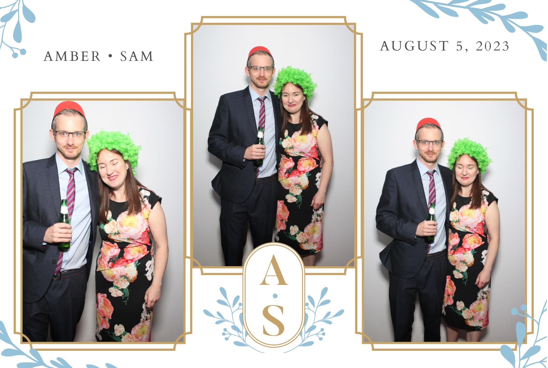 Amber & Sam's Wedding  | View more photos from the event at gallery.myphotoboothexperience.co.uk/u/MyPhotoBoothExperienceLtd/Amber-Sams-Wedding
