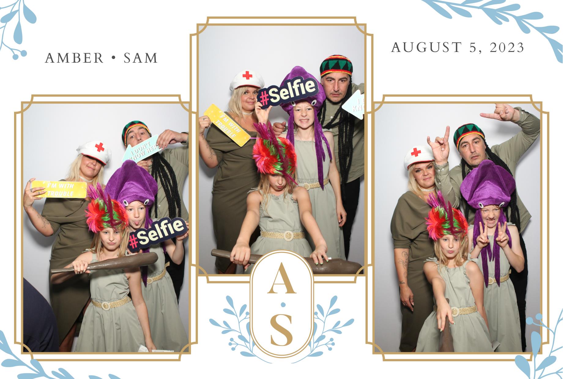 Amber & Sam's Wedding  | View more photos from the event at gallery.myphotoboothexperience.co.uk/u/MyPhotoBoothExperienceLtd/Amber-Sams-Wedding