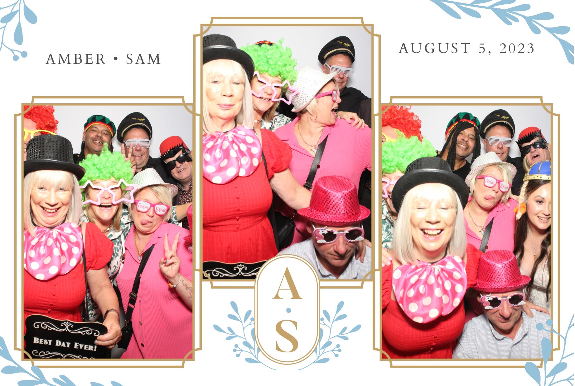 Amber & Sam's Wedding  | View more photos from the event at gallery.myphotoboothexperience.co.uk/u/MyPhotoBoothExperienceLtd/Amber-Sams-Wedding