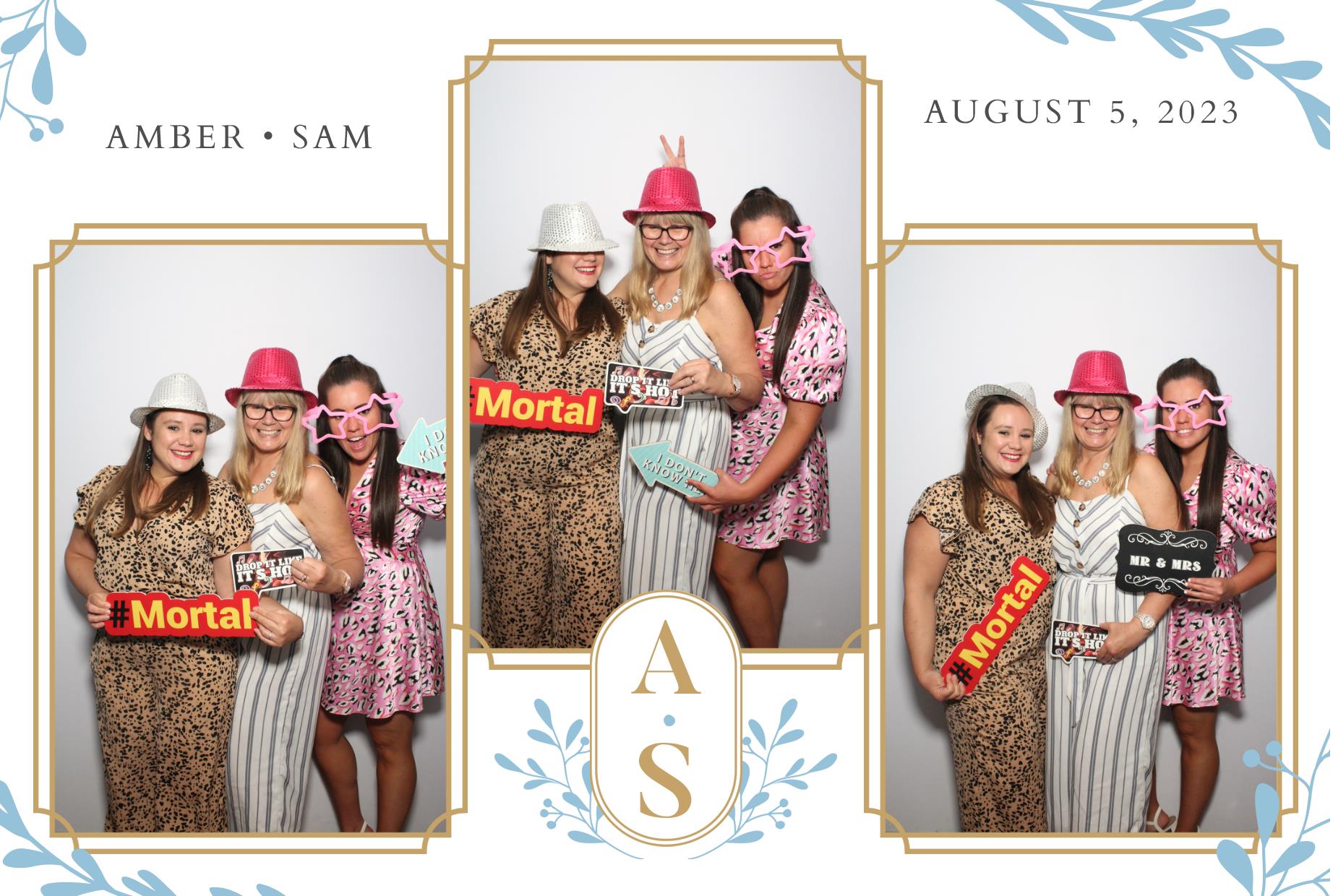 Amber & Sam's Wedding  | View more photos from the event at gallery.myphotoboothexperience.co.uk/u/MyPhotoBoothExperienceLtd/Amber-Sams-Wedding
