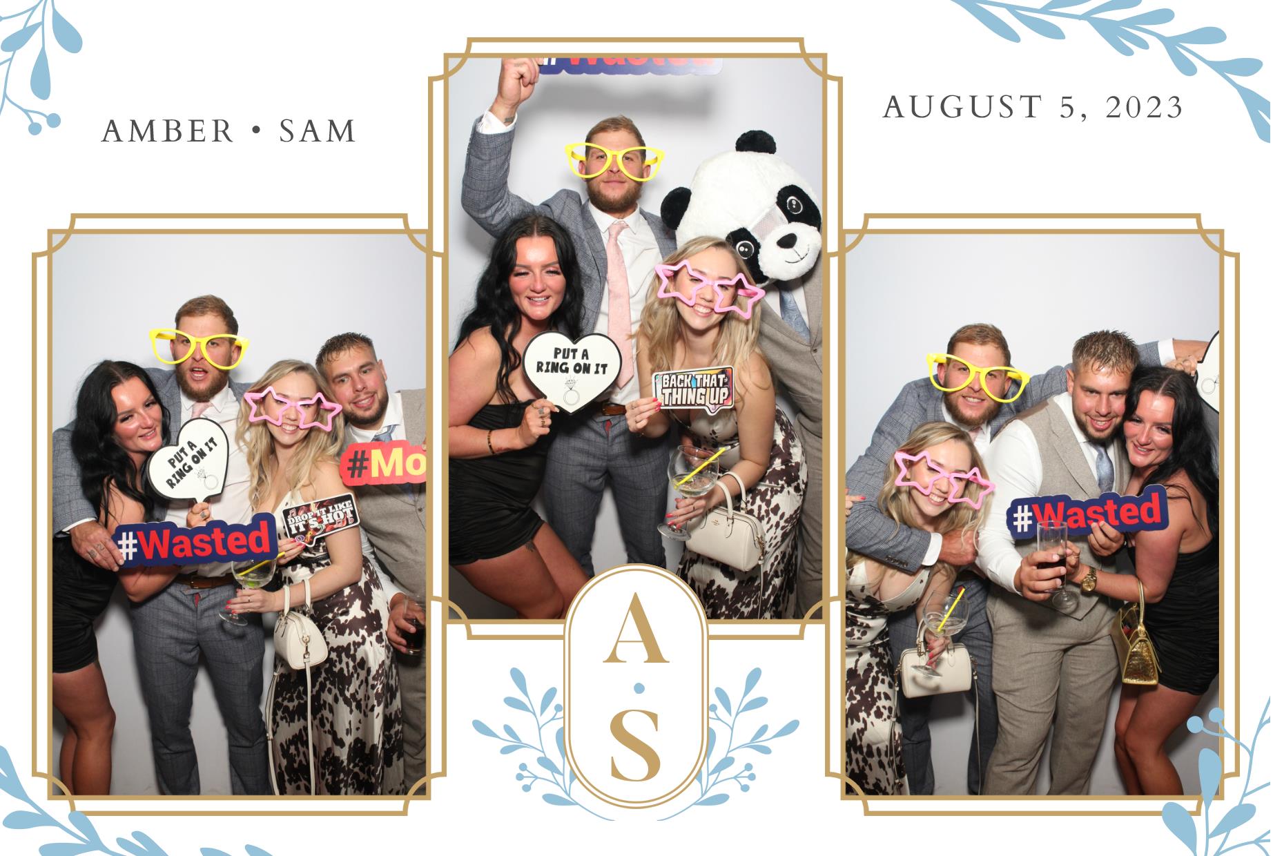 Amber & Sam's Wedding  | View more photos from the event at gallery.myphotoboothexperience.co.uk/u/MyPhotoBoothExperienceLtd/Amber-Sams-Wedding