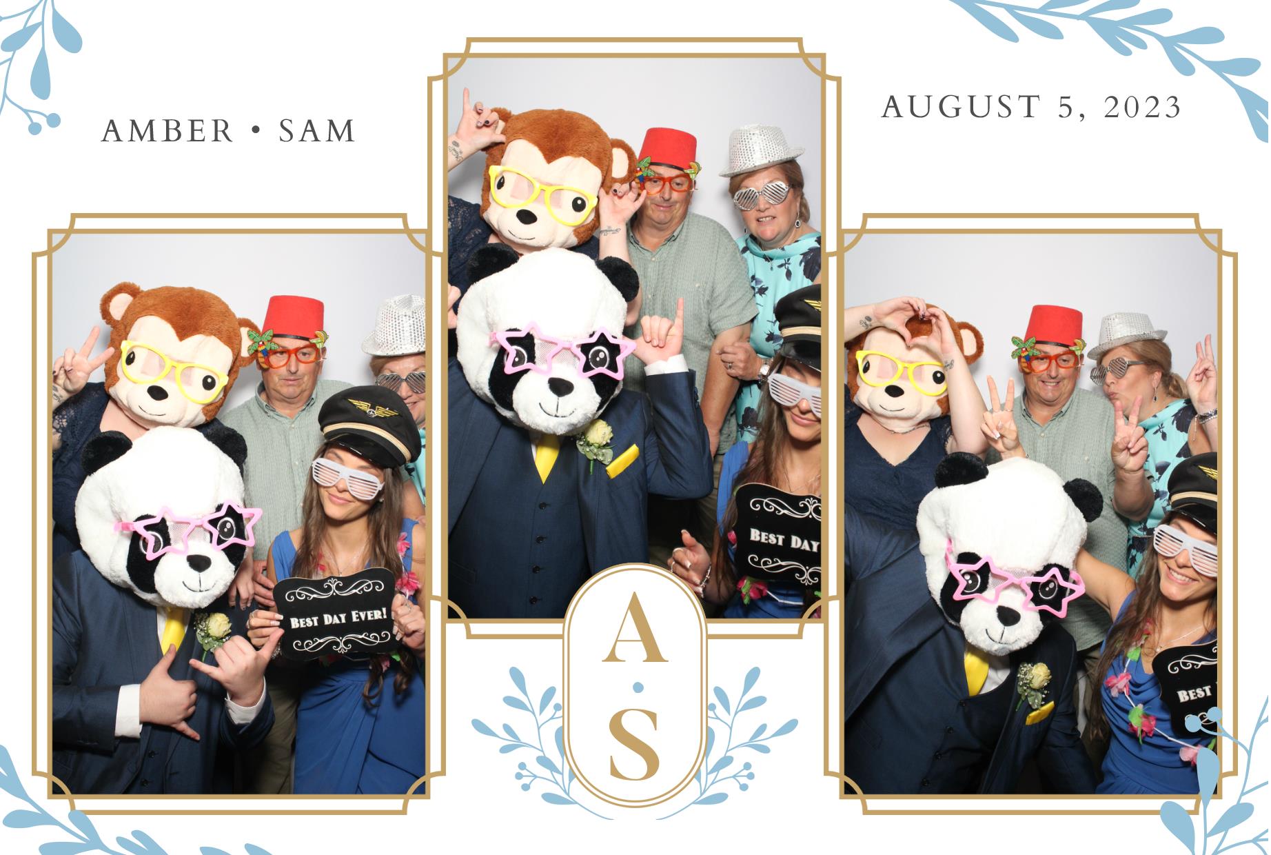 Amber & Sam's Wedding  | View more photos from the event at gallery.myphotoboothexperience.co.uk/u/MyPhotoBoothExperienceLtd/Amber-Sams-Wedding
