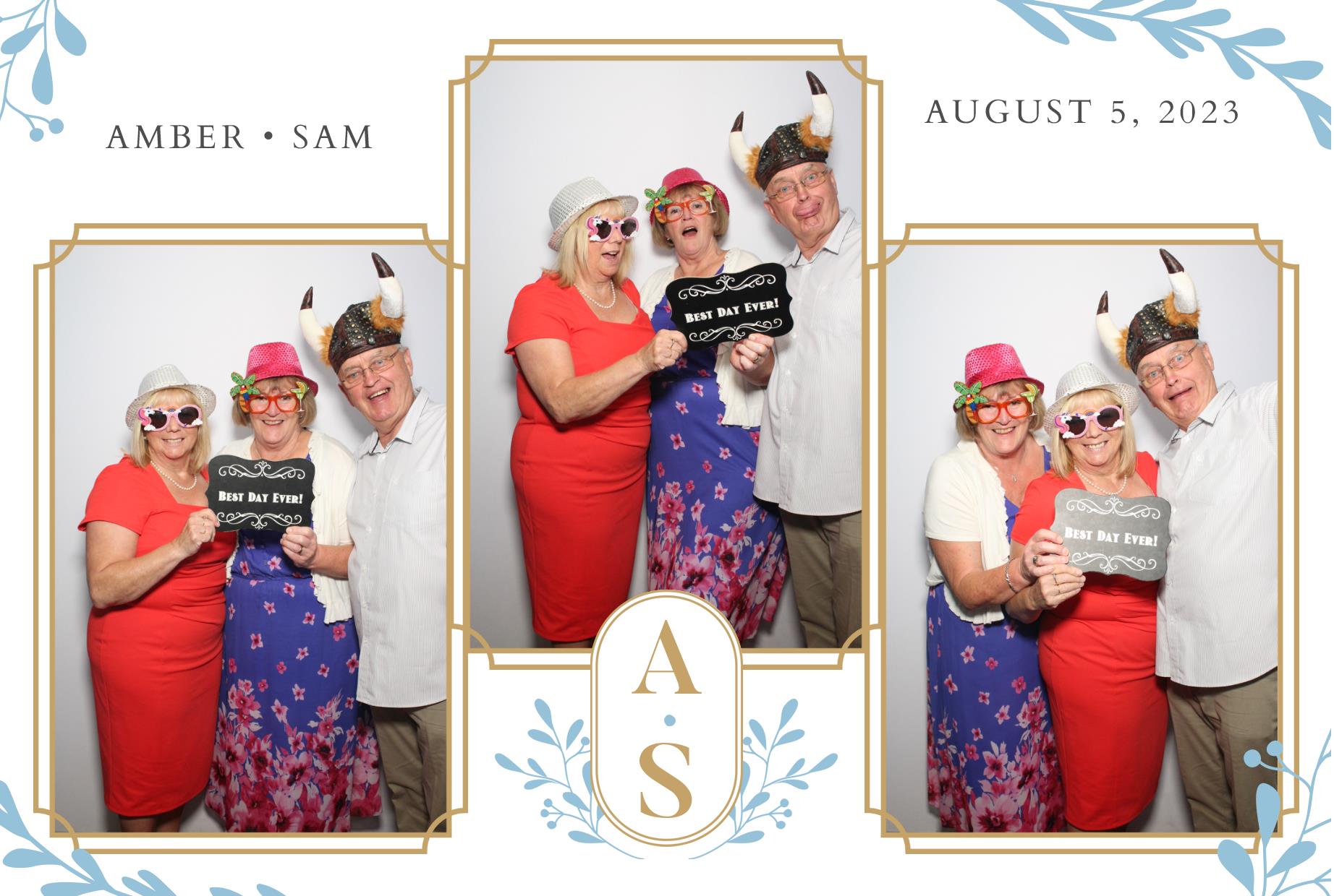 Amber & Sam's Wedding  | View more photos from the event at gallery.myphotoboothexperience.co.uk/u/MyPhotoBoothExperienceLtd/Amber-Sams-Wedding
