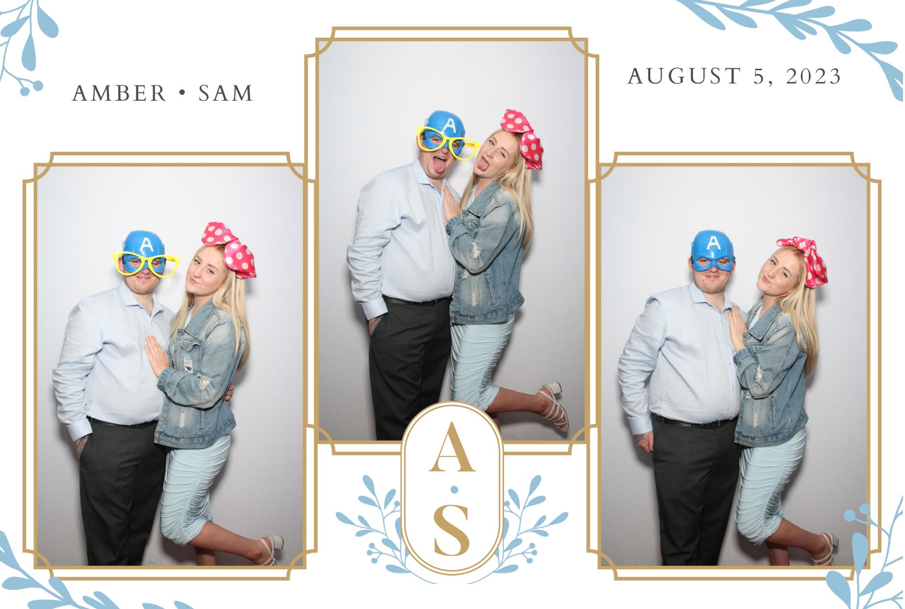 Amber & Sam's Wedding  | View more photos from the event at gallery.myphotoboothexperience.co.uk/u/MyPhotoBoothExperienceLtd/Amber-Sams-Wedding