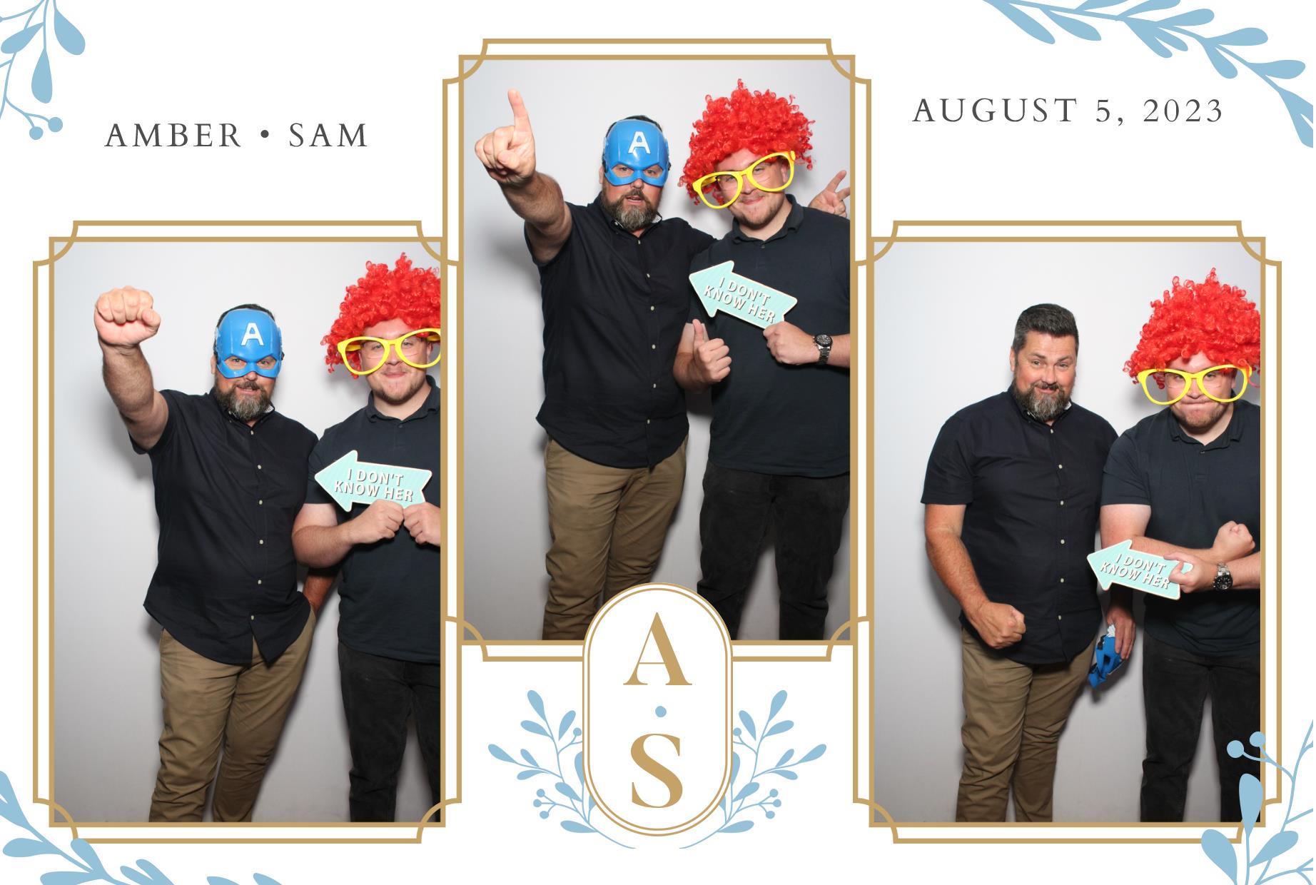 Amber & Sam's Wedding  | View more photos from the event at gallery.myphotoboothexperience.co.uk/u/MyPhotoBoothExperienceLtd/Amber-Sams-Wedding