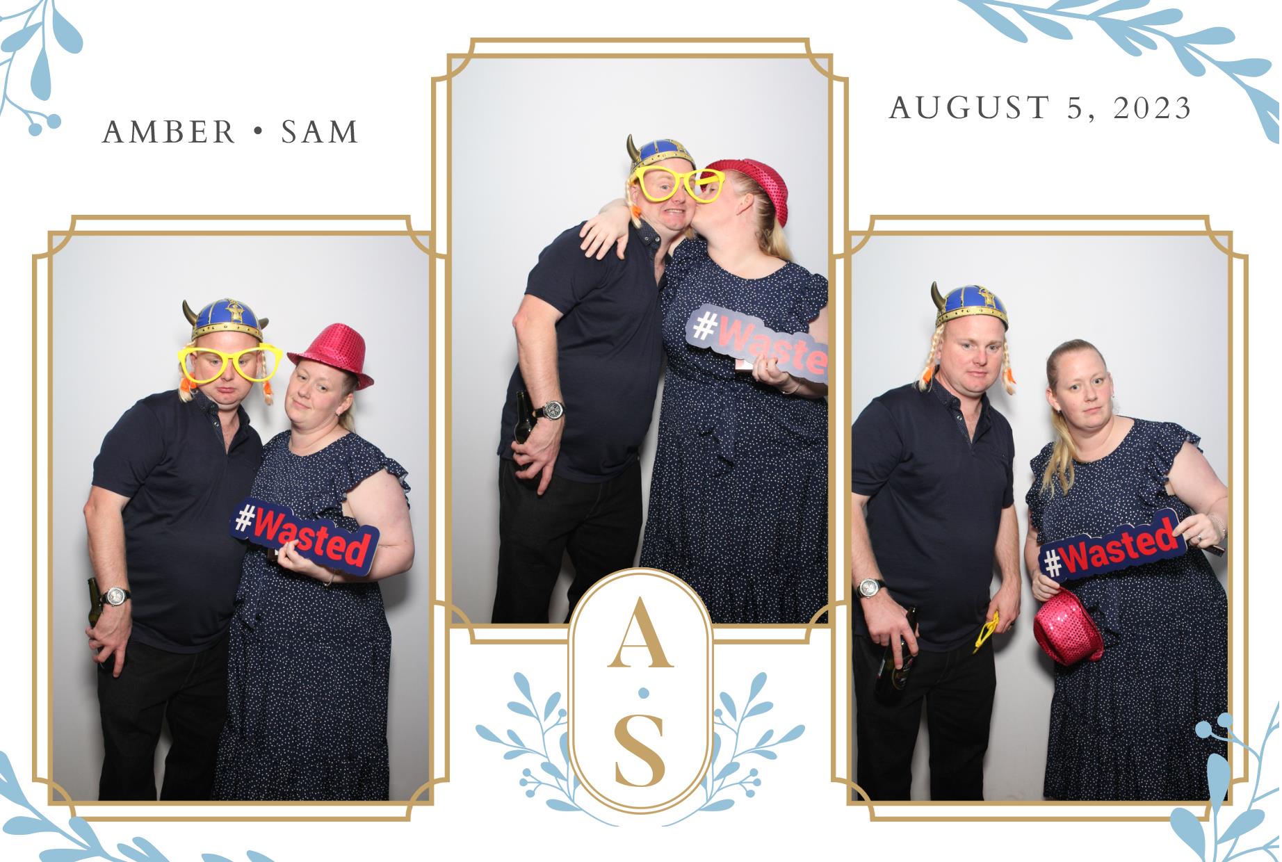 Amber & Sam's Wedding  | View more photos from the event at gallery.myphotoboothexperience.co.uk/u/MyPhotoBoothExperienceLtd/Amber-Sams-Wedding