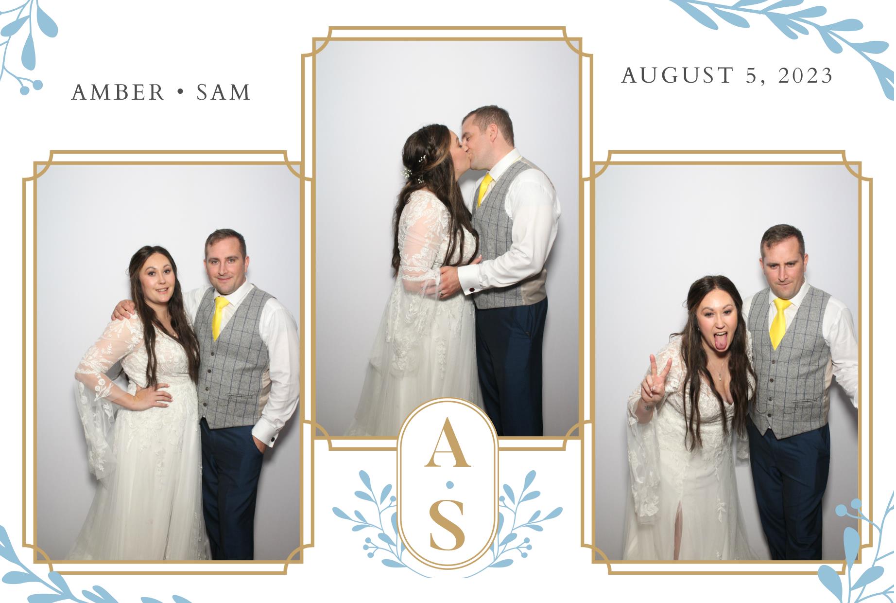 Amber & Sam's Wedding  | View more photos from the event at gallery.myphotoboothexperience.co.uk/u/MyPhotoBoothExperienceLtd/Amber-Sams-Wedding
