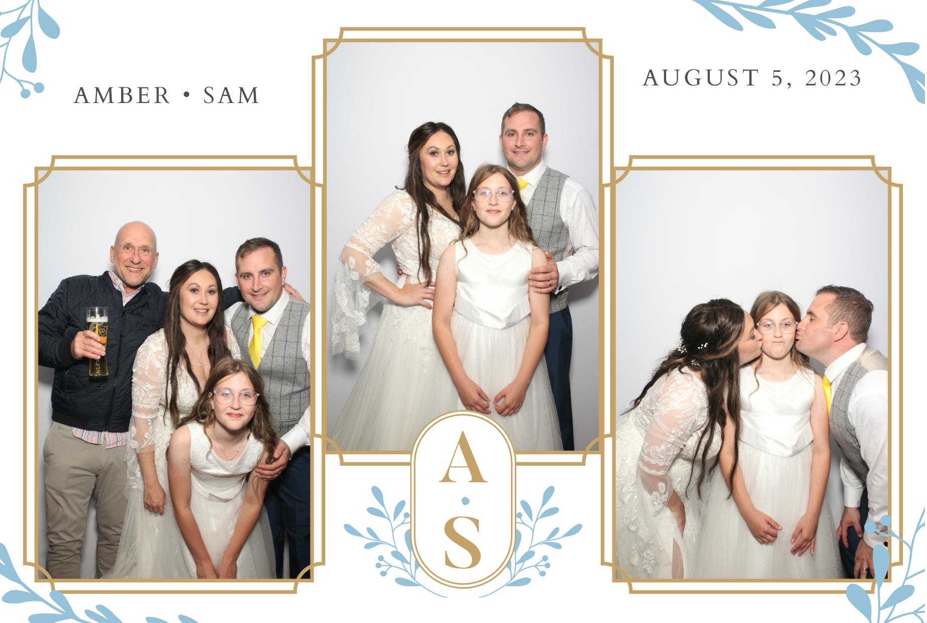 Amber & Sam's Wedding  | View more photos from the event at gallery.myphotoboothexperience.co.uk/u/MyPhotoBoothExperienceLtd/Amber-Sams-Wedding