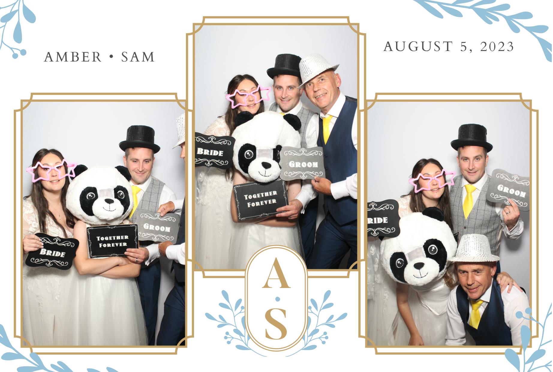 Amber & Sam's Wedding  | View more photos from the event at gallery.myphotoboothexperience.co.uk/u/MyPhotoBoothExperienceLtd/Amber-Sams-Wedding