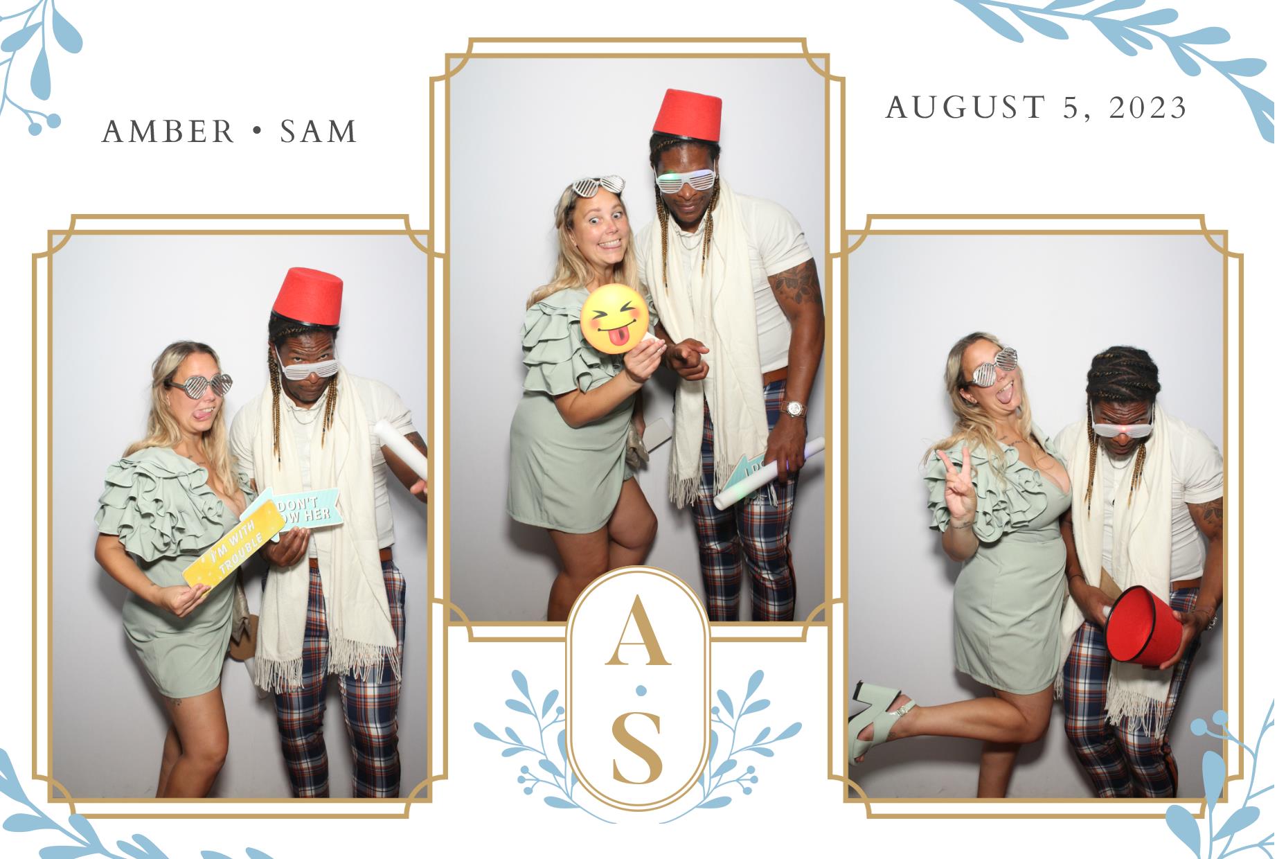 Amber & Sam's Wedding  | View more photos from the event at gallery.myphotoboothexperience.co.uk/u/MyPhotoBoothExperienceLtd/Amber-Sams-Wedding