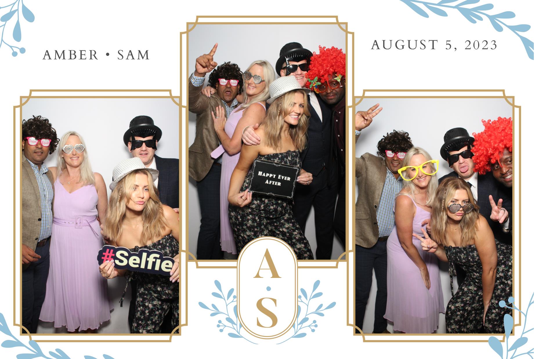 Amber & Sam's Wedding  | View more photos from the event at gallery.myphotoboothexperience.co.uk/u/MyPhotoBoothExperienceLtd/Amber-Sams-Wedding