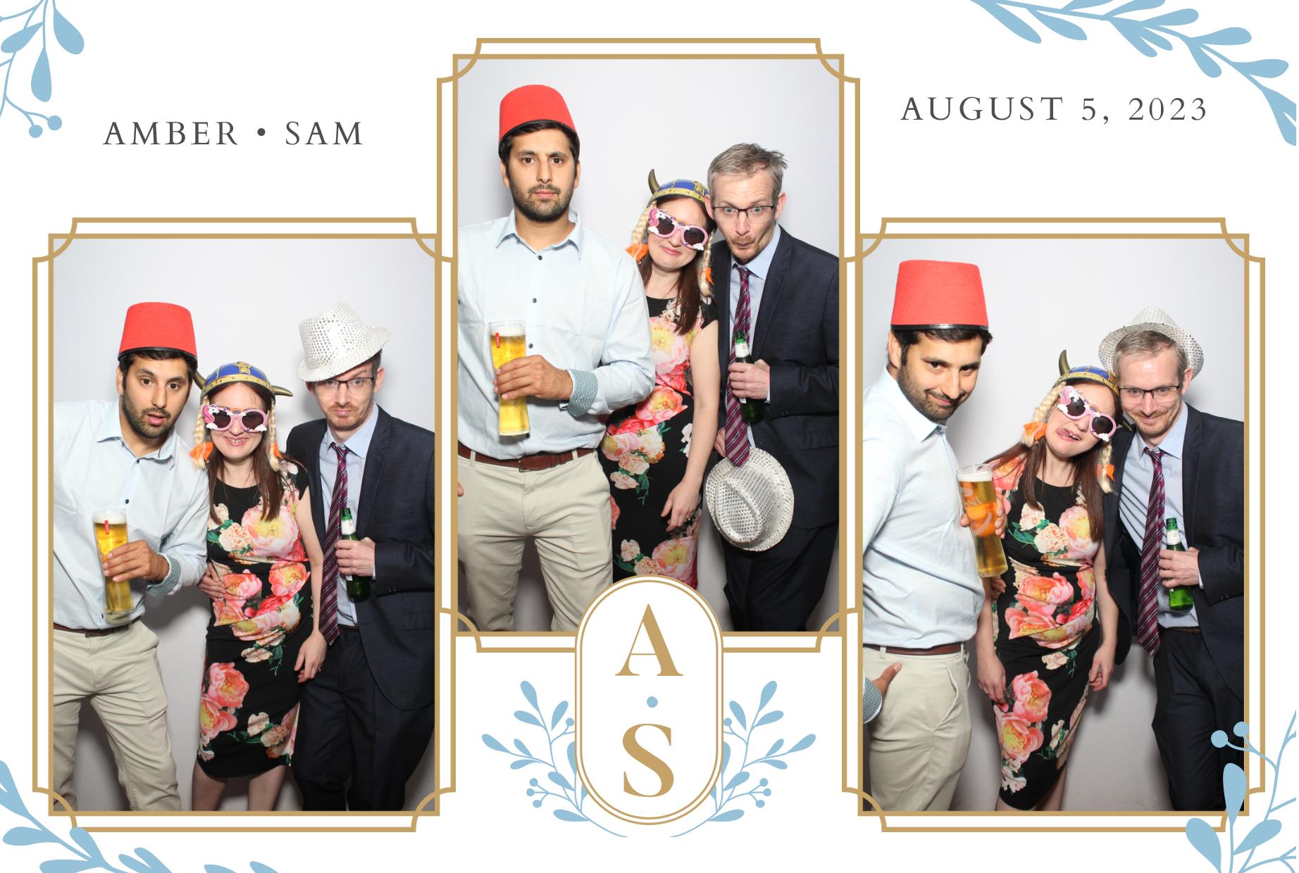 Amber & Sam's Wedding  | View more photos from the event at gallery.myphotoboothexperience.co.uk/u/MyPhotoBoothExperienceLtd/Amber-Sams-Wedding