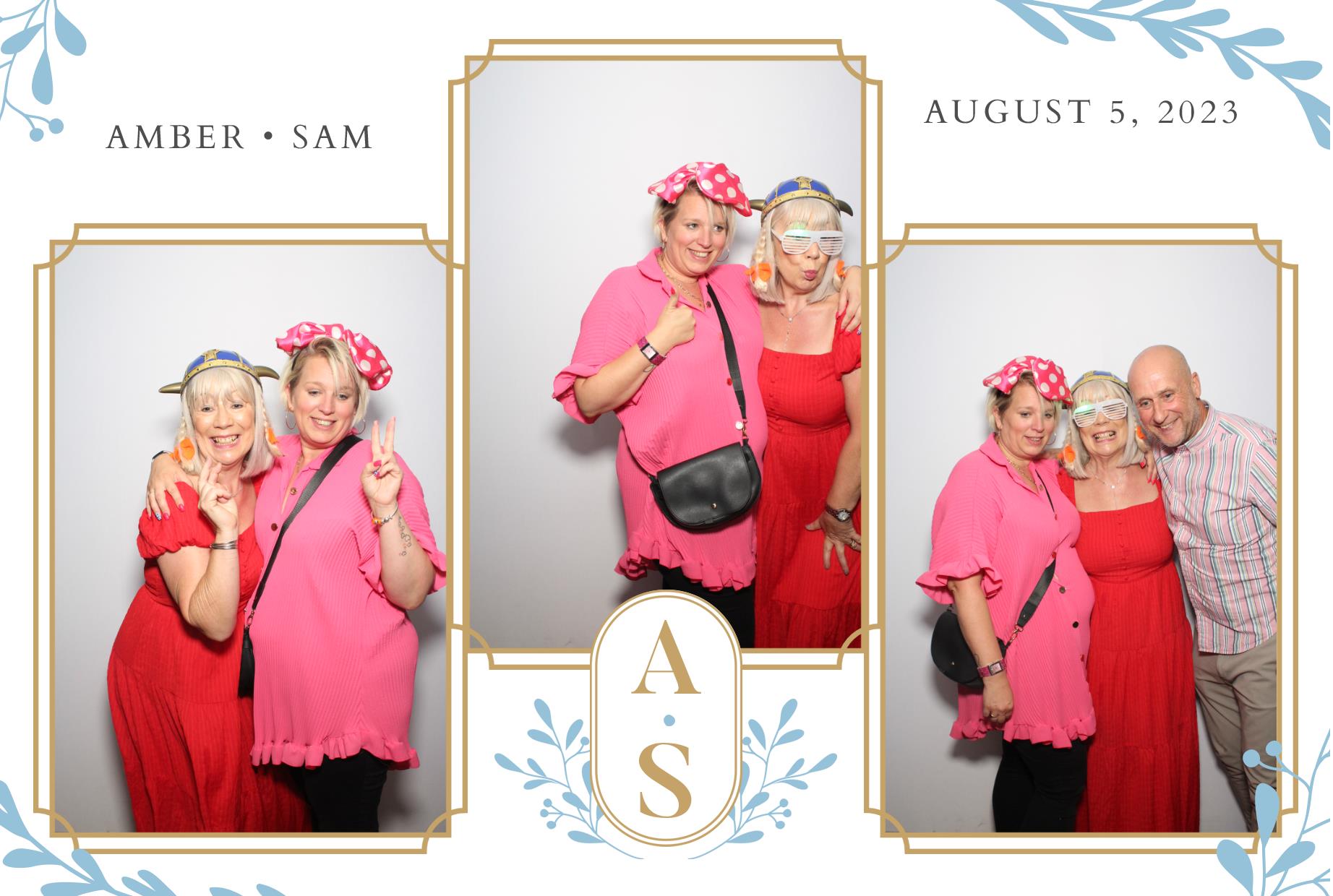 Amber & Sam's Wedding  | View more photos from the event at gallery.myphotoboothexperience.co.uk/u/MyPhotoBoothExperienceLtd/Amber-Sams-Wedding