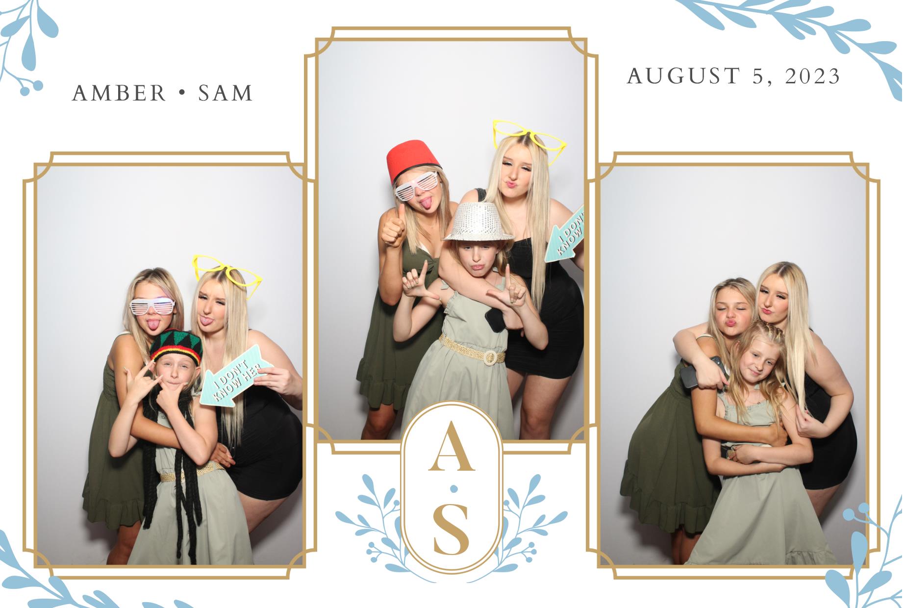 Amber & Sam's Wedding  | View more photos from the event at gallery.myphotoboothexperience.co.uk/u/MyPhotoBoothExperienceLtd/Amber-Sams-Wedding