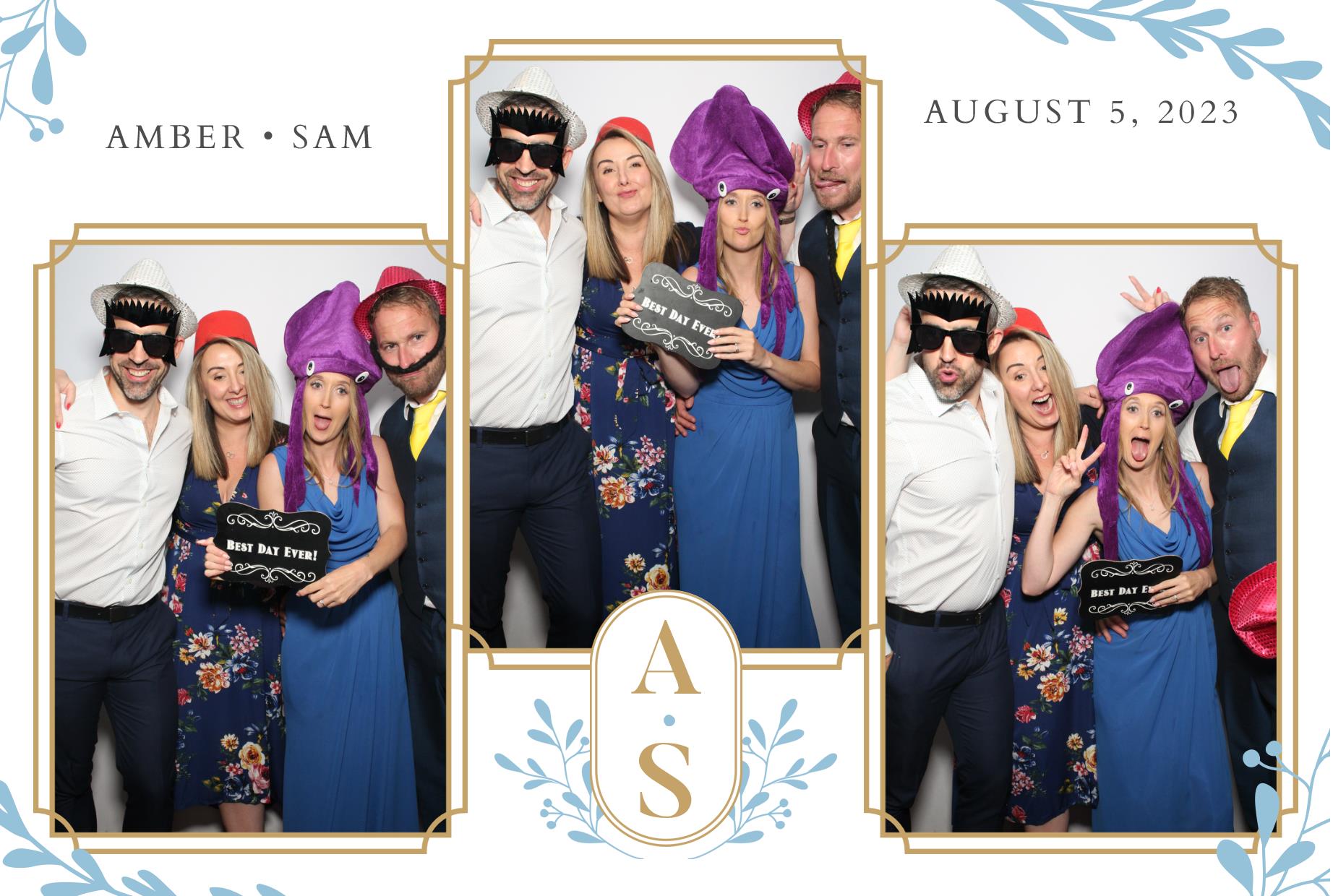 Amber & Sam's Wedding  | View more photos from the event at gallery.myphotoboothexperience.co.uk/u/MyPhotoBoothExperienceLtd/Amber-Sams-Wedding