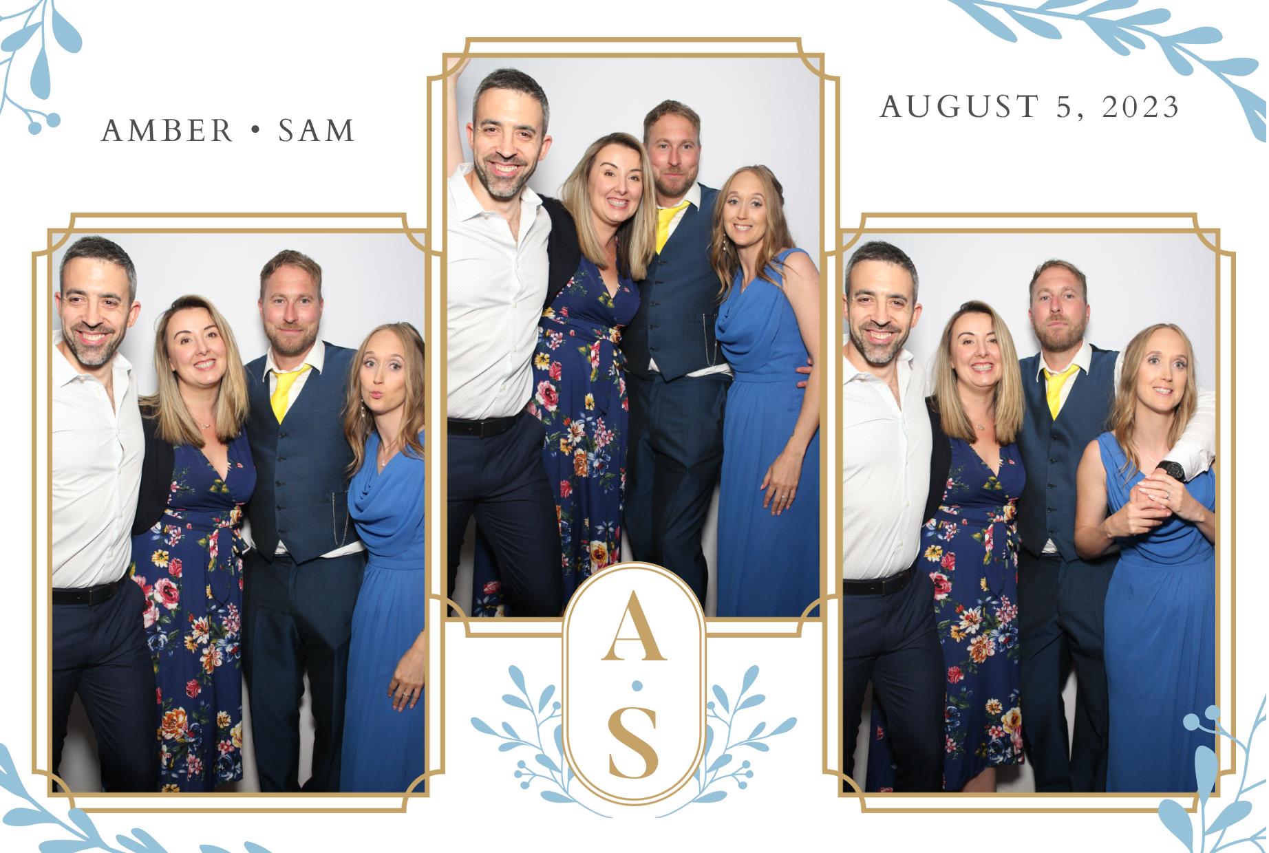 Amber & Sam's Wedding  | View more photos from the event at gallery.myphotoboothexperience.co.uk/u/MyPhotoBoothExperienceLtd/Amber-Sams-Wedding