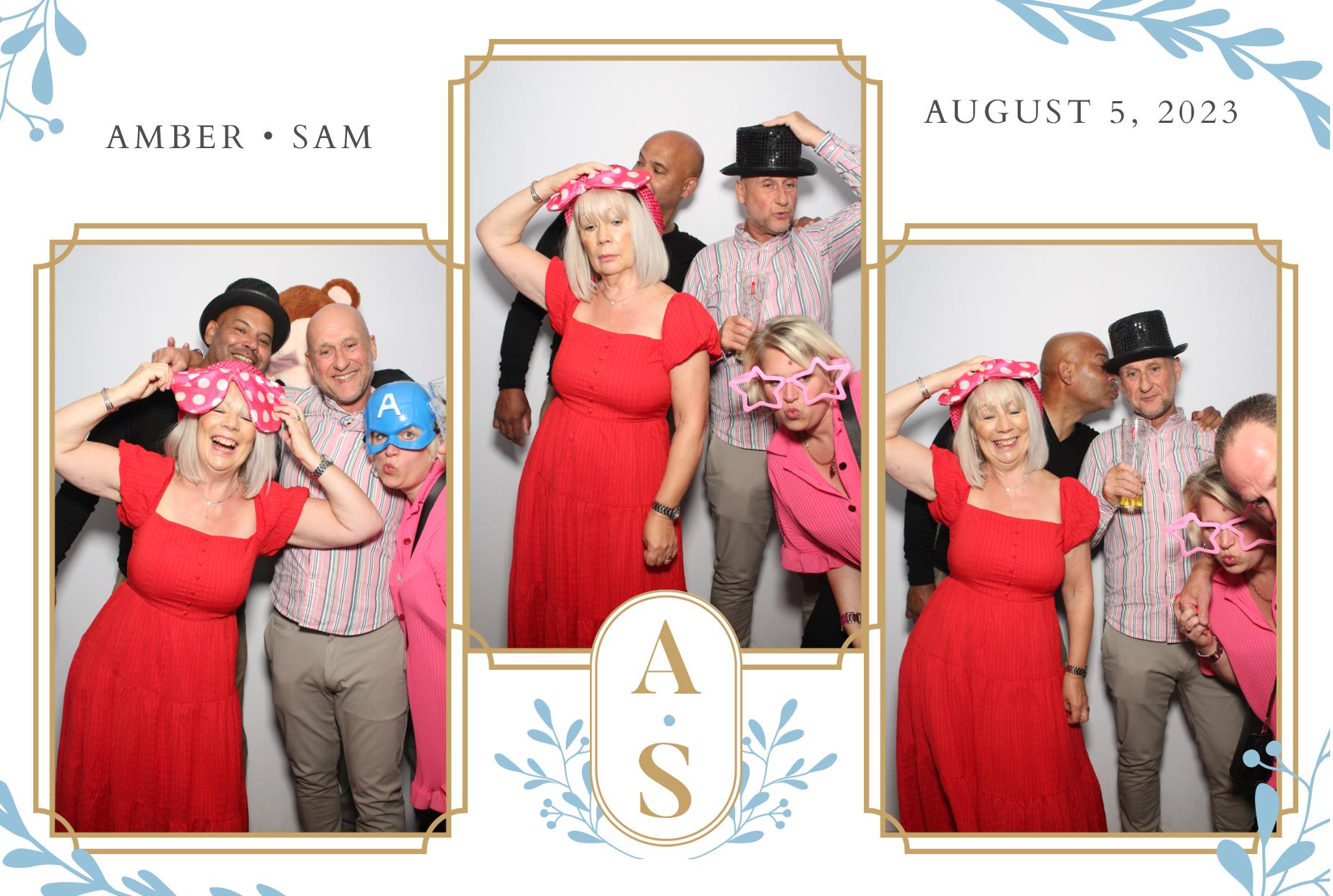 Amber & Sam's Wedding  | View more photos from the event at gallery.myphotoboothexperience.co.uk/u/MyPhotoBoothExperienceLtd/Amber-Sams-Wedding