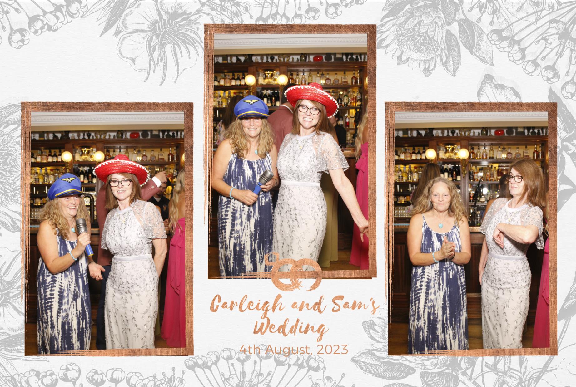 Carleigh & Sam's Wedding  | View more photos from the event at gallery.myphotoboothexperience.co.uk/u/MyPhotoBoothExperienceLtd/Carleigh-Sams-Wedding