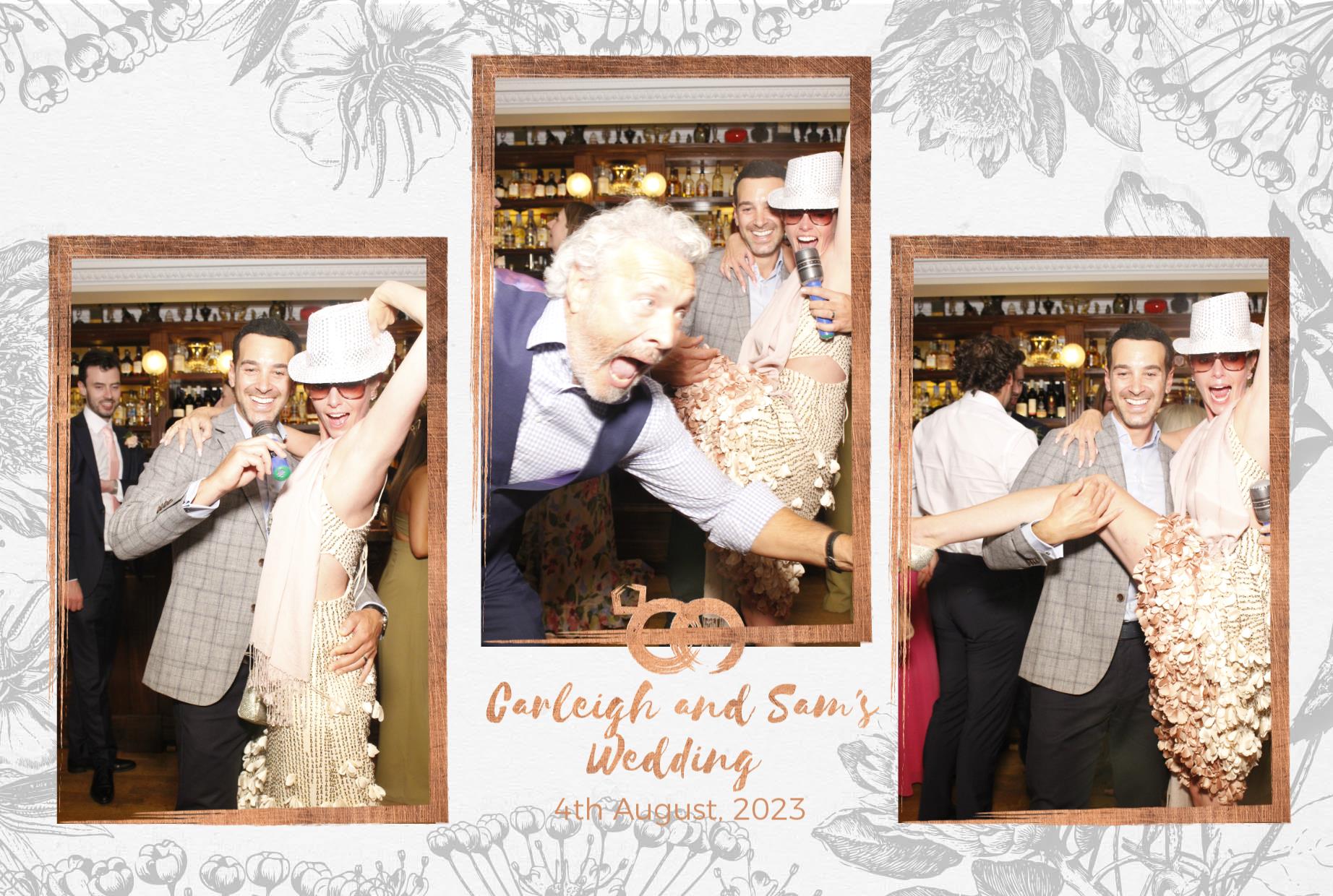 Carleigh & Sam's Wedding  | View more photos from the event at gallery.myphotoboothexperience.co.uk/u/MyPhotoBoothExperienceLtd/Carleigh-Sams-Wedding
