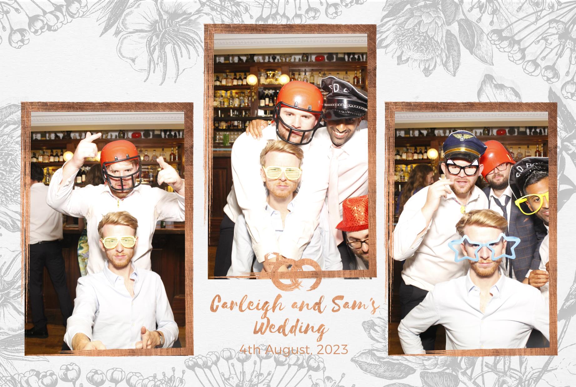 Carleigh & Sam's Wedding  | View more photos from the event at gallery.myphotoboothexperience.co.uk/u/MyPhotoBoothExperienceLtd/Carleigh-Sams-Wedding