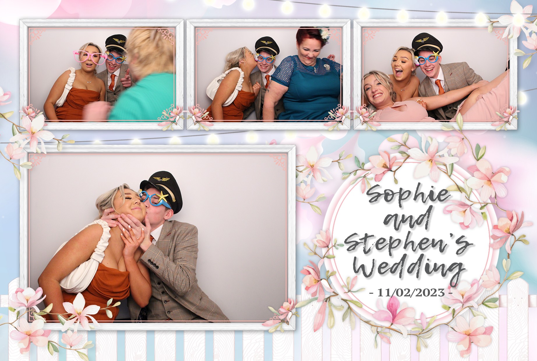 Sophie & Stephen's Wedding | View more photos from the event at gallery.myphotoboothexperience.co.uk/u/MyPhotoBoothExperienceLtd/Sophie-Stephens-Wedding