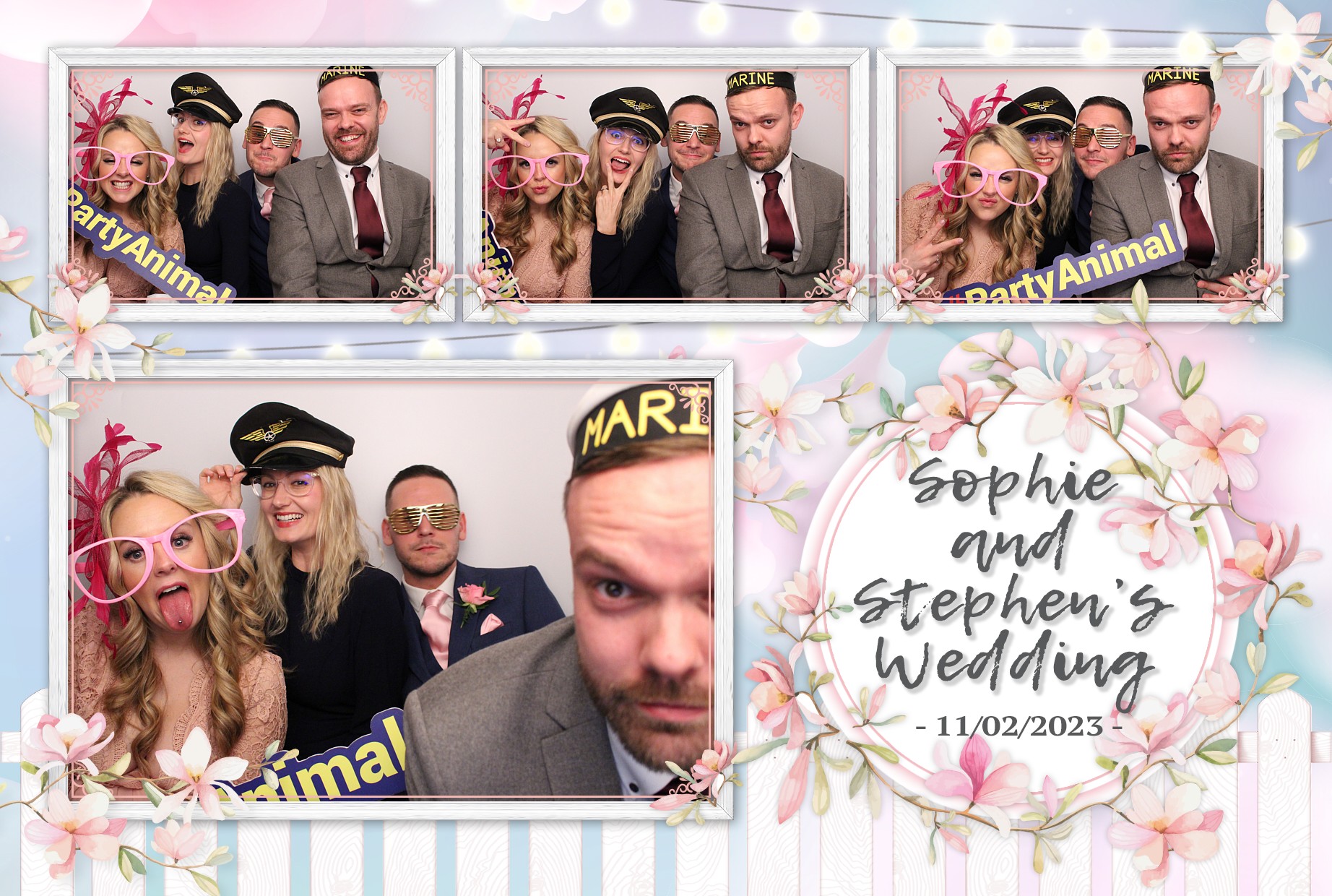 Sophie & Stephen's Wedding | View more photos from the event at gallery.myphotoboothexperience.co.uk/u/MyPhotoBoothExperienceLtd/Sophie-Stephens-Wedding