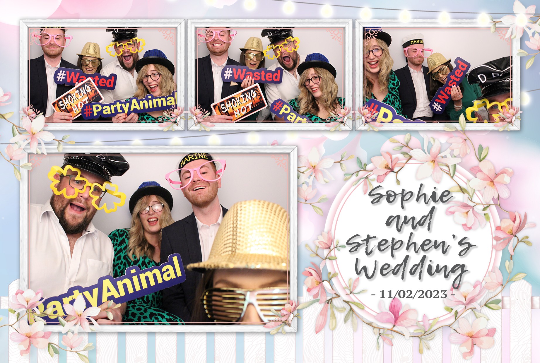 Sophie & Stephen's Wedding | View more photos from the event at gallery.myphotoboothexperience.co.uk/u/MyPhotoBoothExperienceLtd/Sophie-Stephens-Wedding
