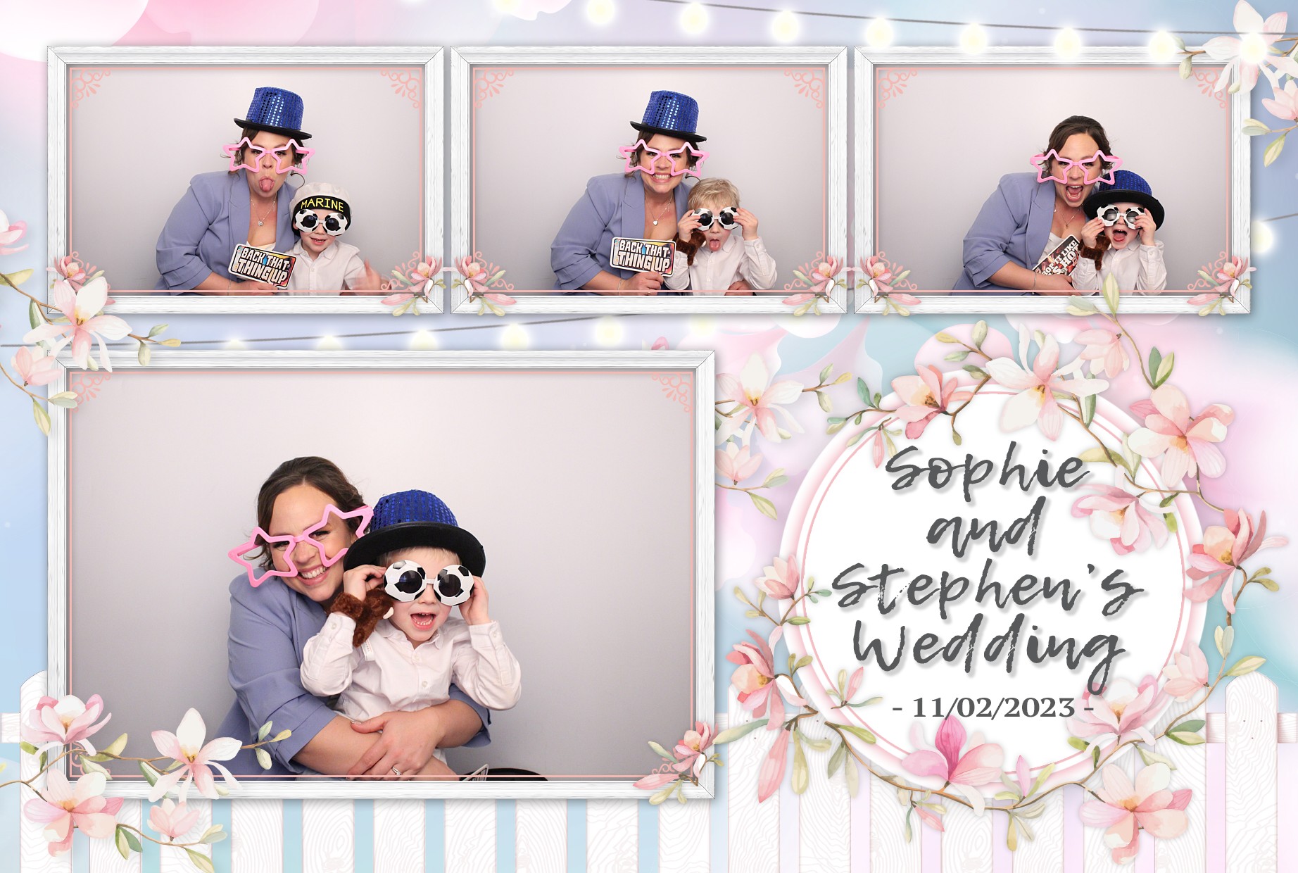 Sophie & Stephen's Wedding | View more photos from the event at gallery.myphotoboothexperience.co.uk/u/MyPhotoBoothExperienceLtd/Sophie-Stephens-Wedding