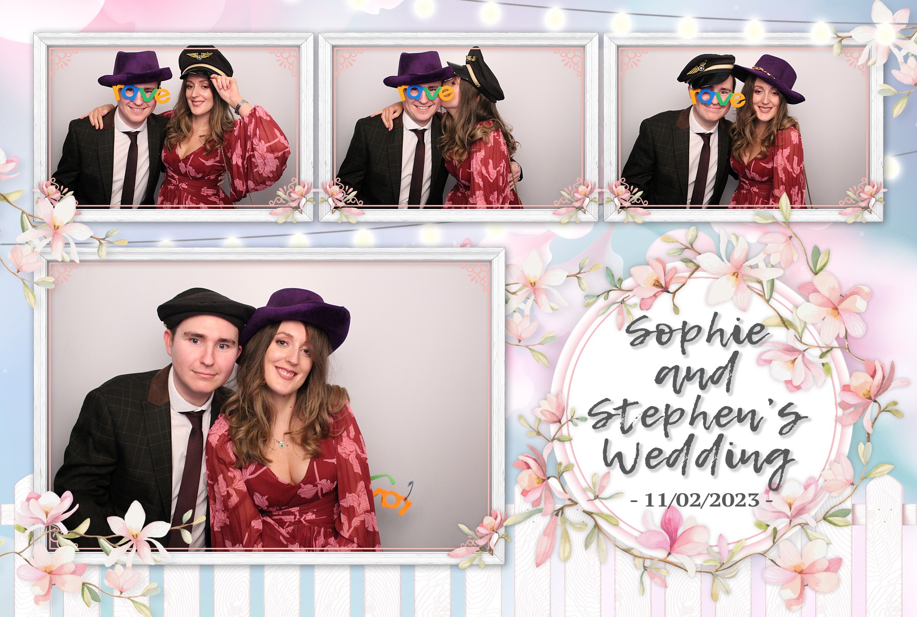 Sophie & Stephen's Wedding | View more photos from the event at gallery.myphotoboothexperience.co.uk/u/MyPhotoBoothExperienceLtd/Sophie-Stephens-Wedding