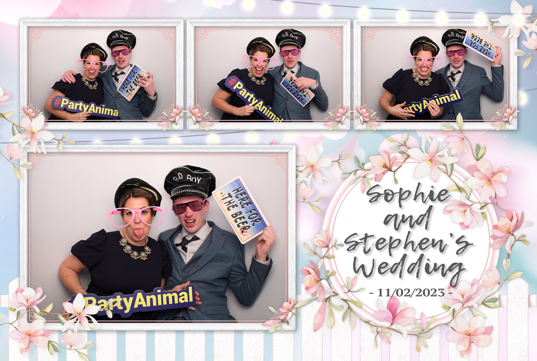 Sophie & Stephen's Wedding | View more photos from the event at gallery.myphotoboothexperience.co.uk/u/MyPhotoBoothExperienceLtd/Sophie-Stephens-Wedding