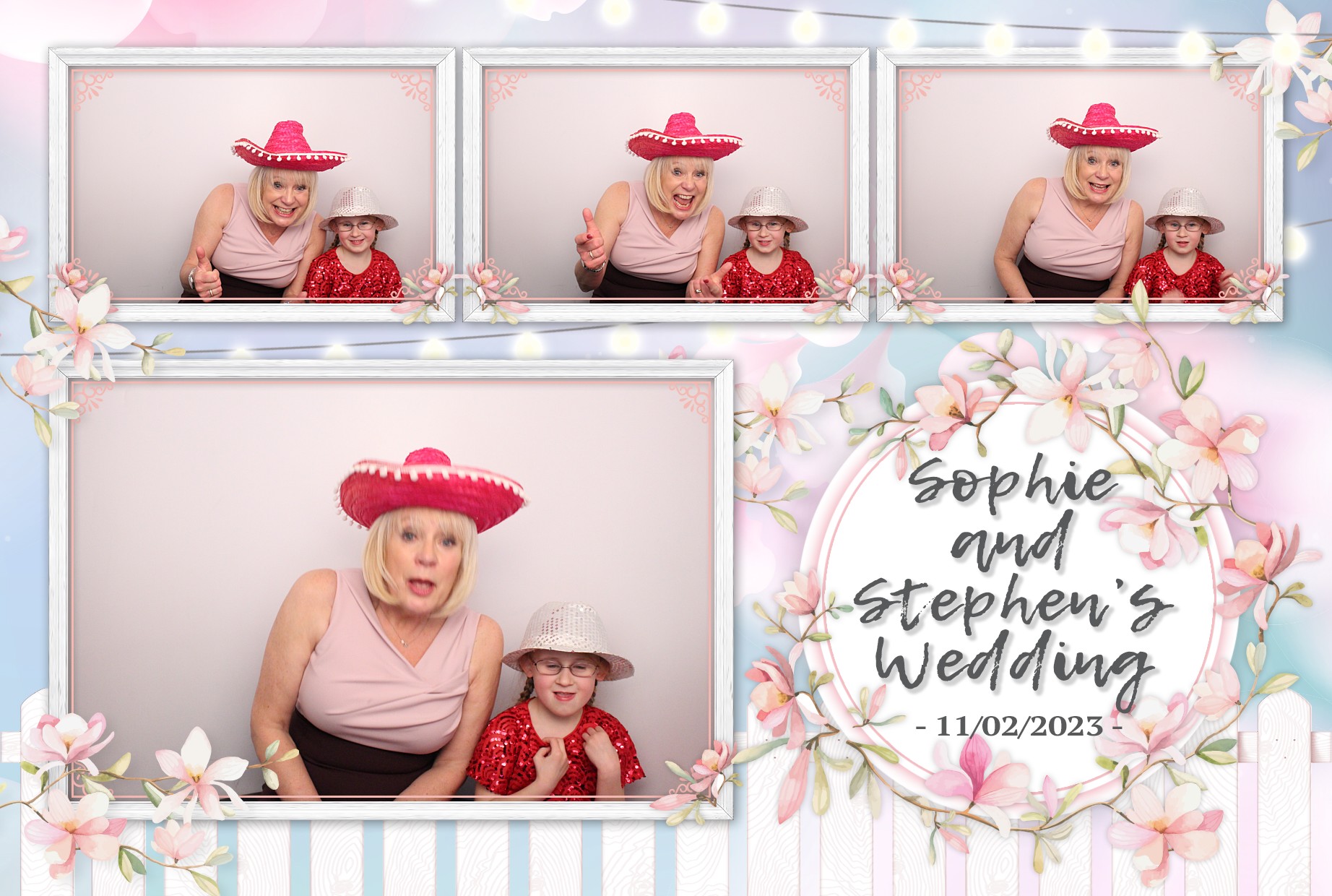 Sophie & Stephen's Wedding | View more photos from the event at gallery.myphotoboothexperience.co.uk/u/MyPhotoBoothExperienceLtd/Sophie-Stephens-Wedding