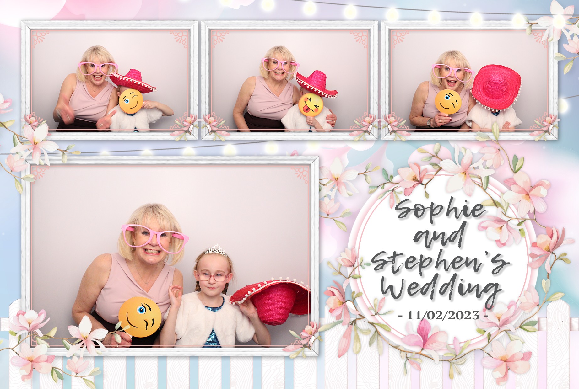 Sophie & Stephen's Wedding | View more photos from the event at gallery.myphotoboothexperience.co.uk/u/MyPhotoBoothExperienceLtd/Sophie-Stephens-Wedding