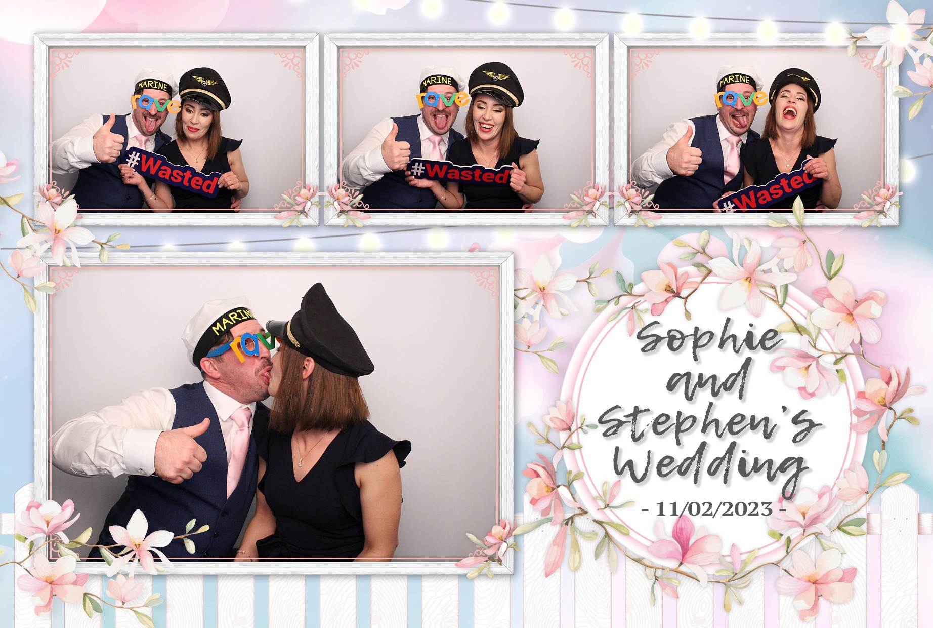 Sophie & Stephen's Wedding | View more photos from the event at gallery.myphotoboothexperience.co.uk/u/MyPhotoBoothExperienceLtd/Sophie-Stephens-Wedding