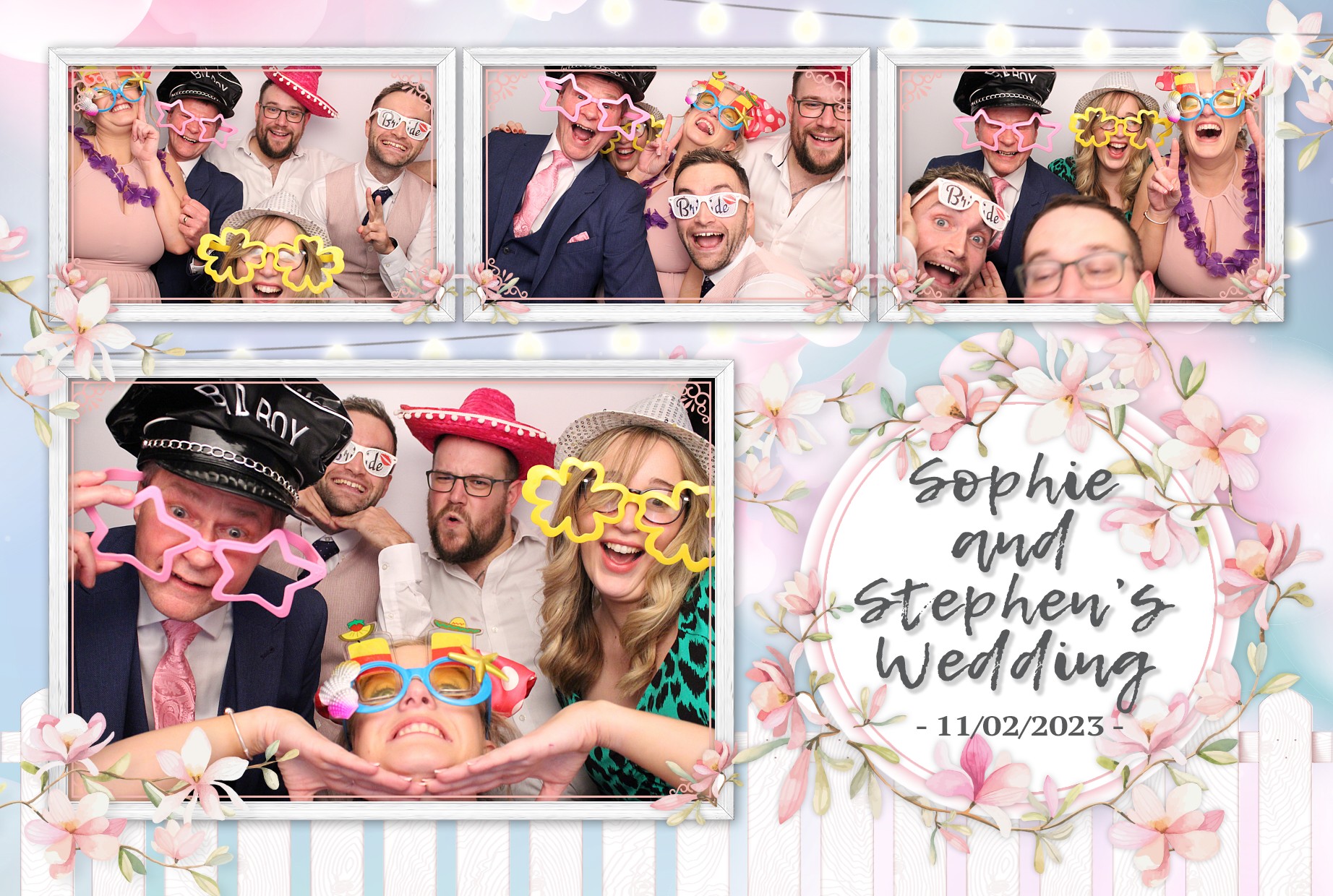 Sophie & Stephen's Wedding | View more photos from the event at gallery.myphotoboothexperience.co.uk/u/MyPhotoBoothExperienceLtd/Sophie-Stephens-Wedding