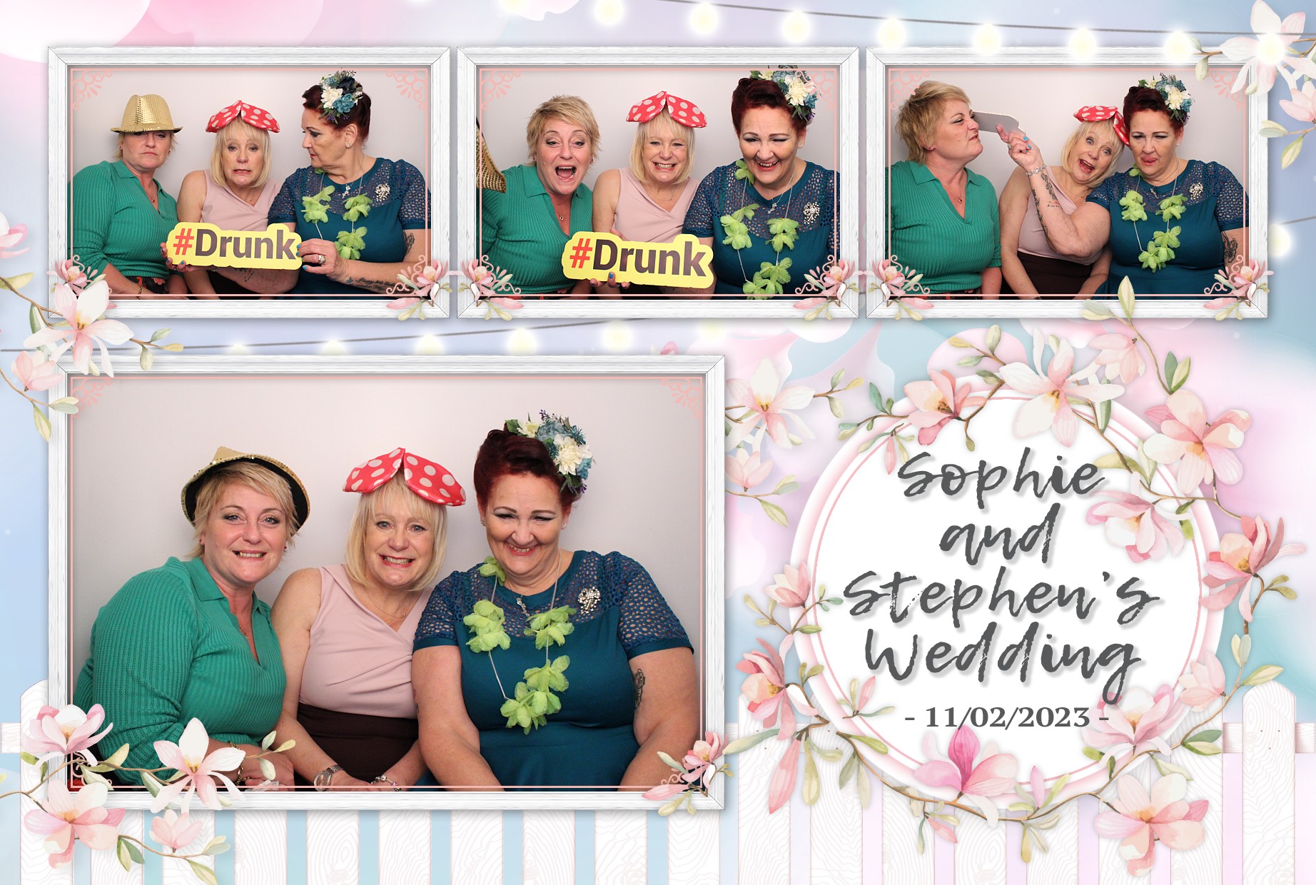 Sophie & Stephen's Wedding | View more photos from the event at gallery.myphotoboothexperience.co.uk/u/MyPhotoBoothExperienceLtd/Sophie-Stephens-Wedding