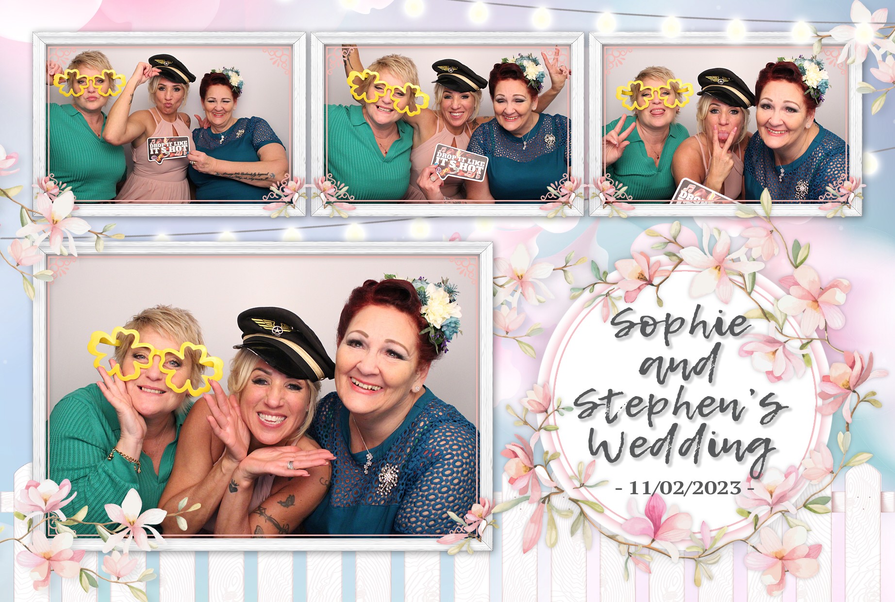 Sophie & Stephen's Wedding | View more photos from the event at gallery.myphotoboothexperience.co.uk/u/MyPhotoBoothExperienceLtd/Sophie-Stephens-Wedding