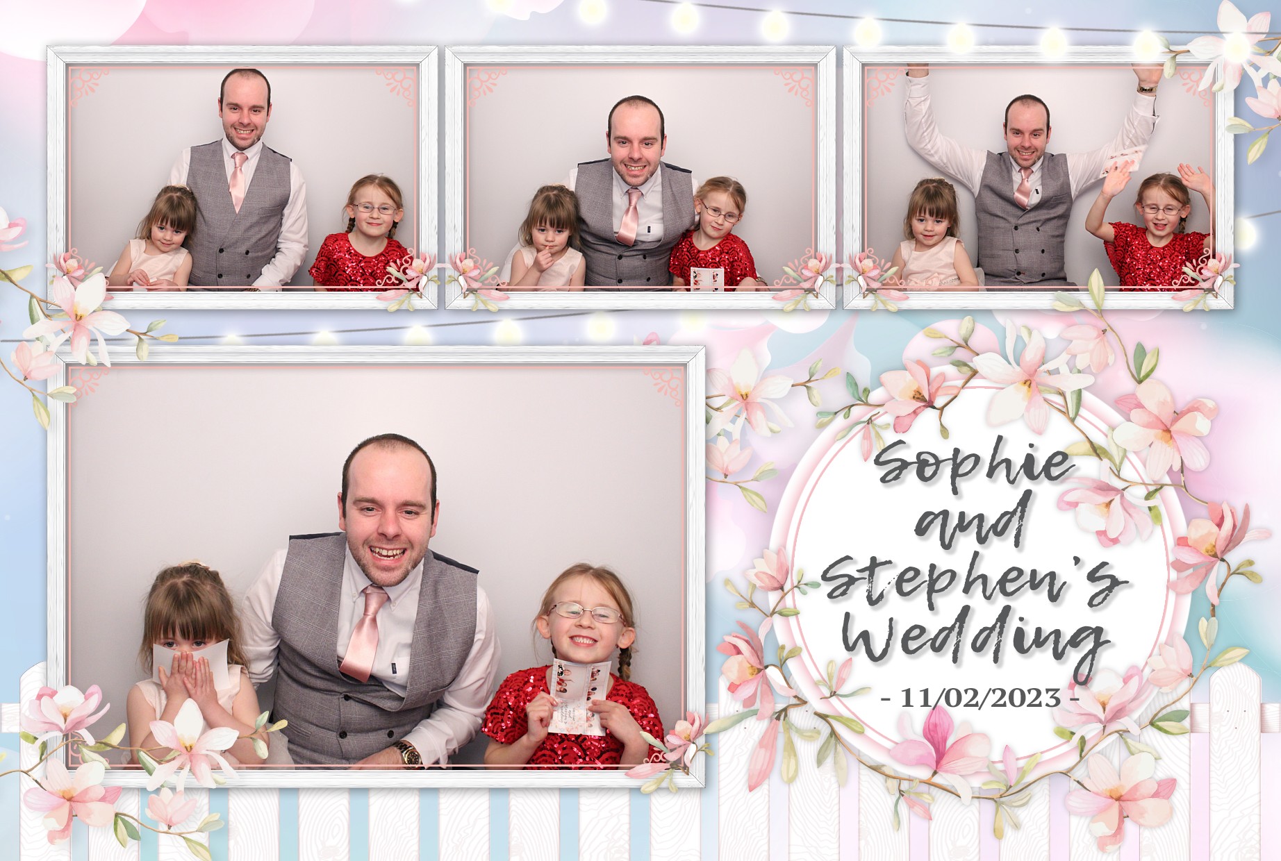 Sophie & Stephen's Wedding | View more photos from the event at gallery.myphotoboothexperience.co.uk/u/MyPhotoBoothExperienceLtd/Sophie-Stephens-Wedding