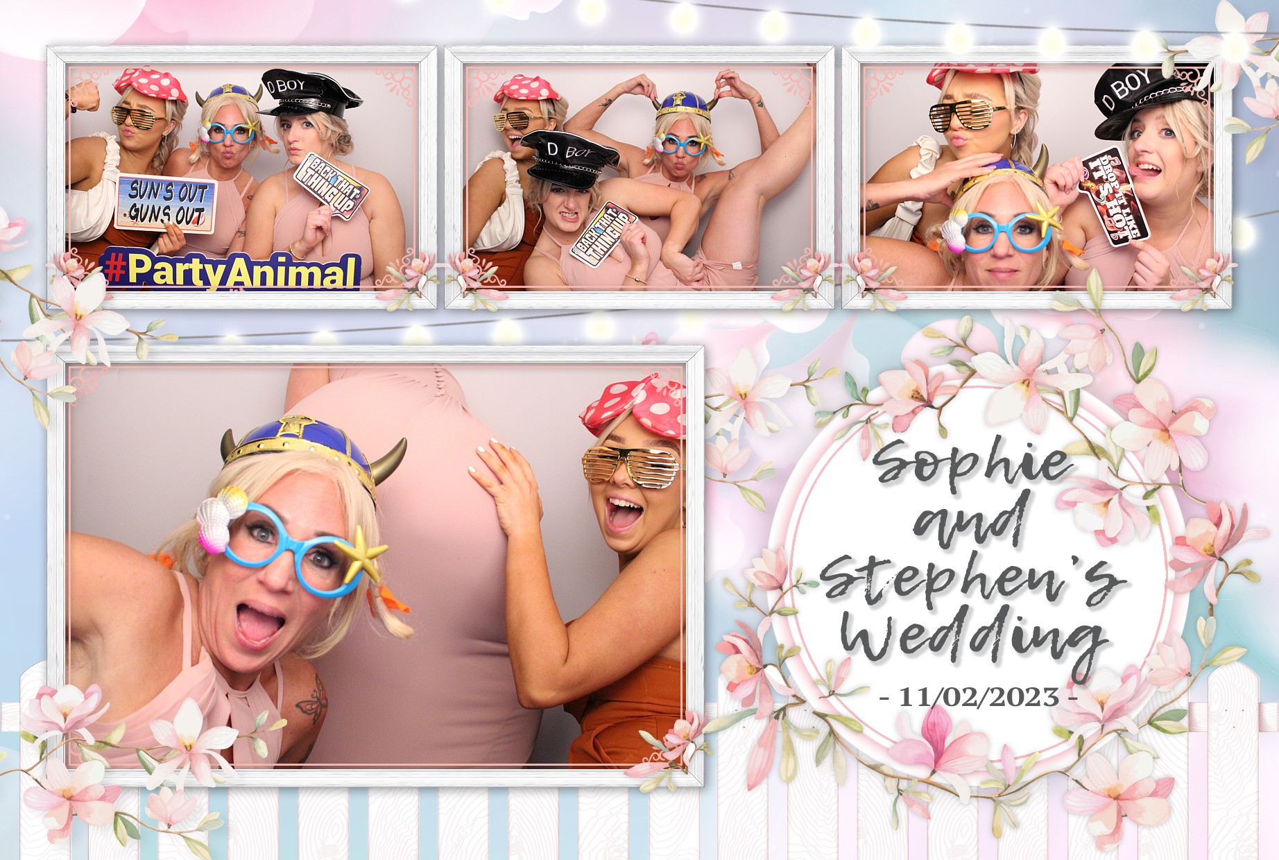 Sophie & Stephen's Wedding | View more photos from the event at gallery.myphotoboothexperience.co.uk/u/MyPhotoBoothExperienceLtd/Sophie-Stephens-Wedding
