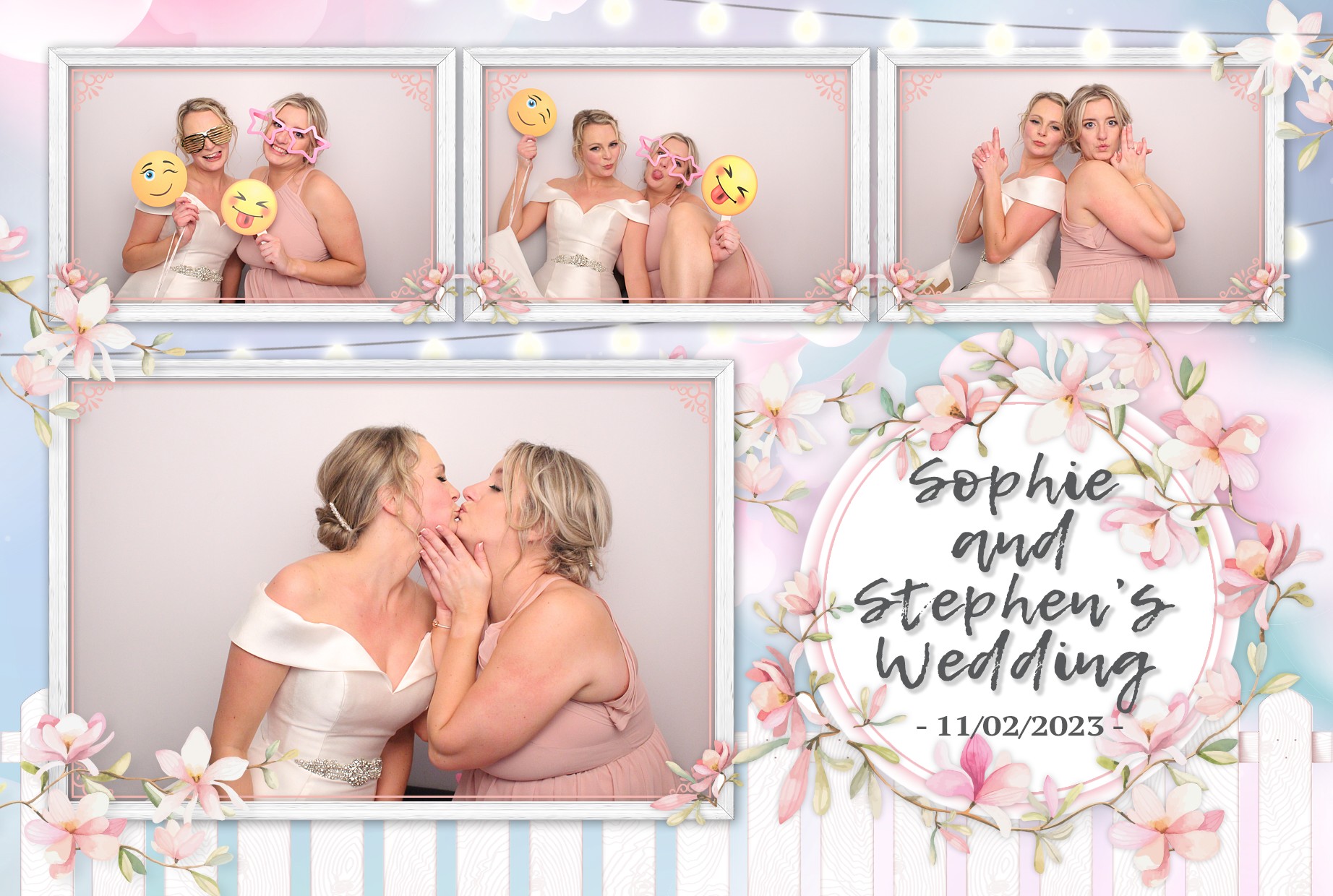 Sophie & Stephen's Wedding | View more photos from the event at gallery.myphotoboothexperience.co.uk/u/MyPhotoBoothExperienceLtd/Sophie-Stephens-Wedding